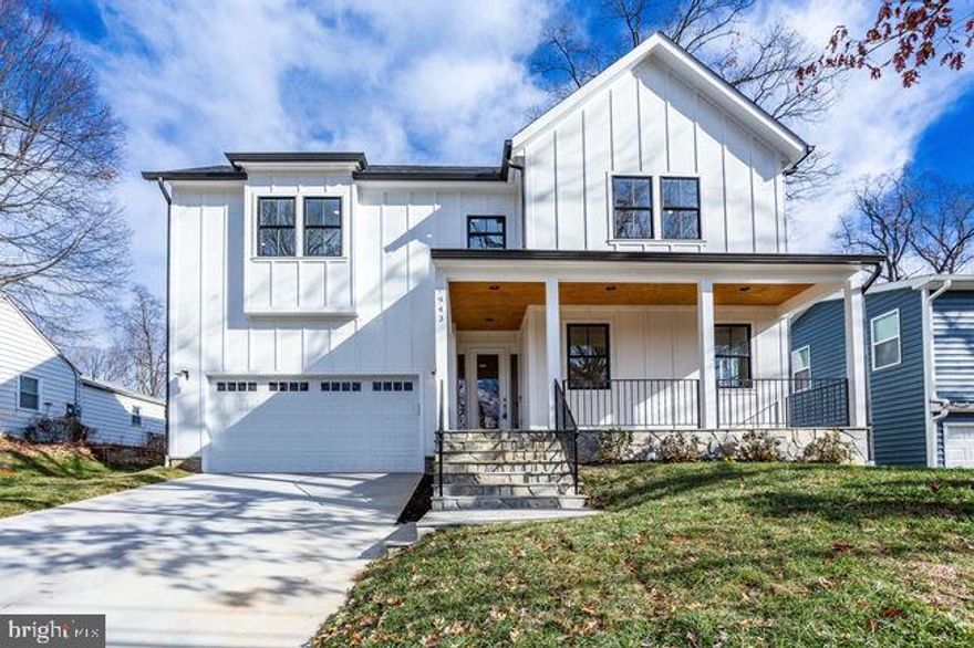 VACANT Gorgeous design and exceptional craftsmanship are evident in the many unique and thoughtful features found in this 6-bedroom, 5-bath home. Located in one of Falls Church's most sought-after neighborhoods this home has raised the bar for luxury. The entry level features hardwood floors, as well as a gourmet chef's kitchen, large family room with gas fireplace, dining room and connecting butler's pantry, sun-lit living room, ground floor office/bedroom with connected full bathroom, mudroom all trimmed with beautiful custom millwork. The second floor, complete with hardwood flooring in the hallway and master bedroom, the master suite has spacious his/her closets, and sumptuous bathroom/spa combination and its own JULIET BALCONY. The three large adjoining bedrooms have their own windowed bathrooms and smartly designed closets spaces. The second floor study opens onto a sunny walk-out deck. The lower level is completely finished with a wet bar, recreation room, media room, and 6th bedroom with full bath. Large ground floor deck overlooking the backyard. A short drive to downtown Tysons, Falls Church, and Merrifield, with Whole Foods and Trader Joe's just around the corner. Close to West Falls Church Metro, amenities, shopping, schools, and major highways. Come see this home today, INTEREST RATES ARE AT HISTORICAL LOWS.