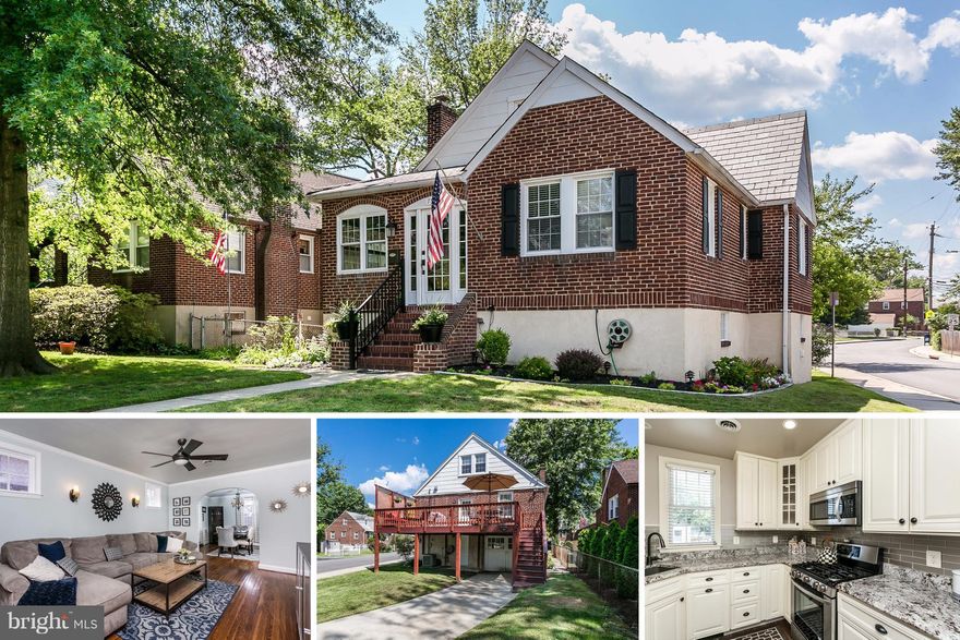 Beautifully Updated & Well Maintained Parkville Gem On Corner Lot! Spacious Loft Style Master Bedroom w/ Ample Closet Space. Stunning Kitchen w/ White Cabinets, Granite & SS Appliances. Large Deck & Yard Great For Entertaining. One Car Garage. Newly Renovated Basement w/ Half Bath. Hardwoods Throughout. Fantastic Location, Central To Towson, Whitemarsh & All Major Commuting Routes! Welcome Home!