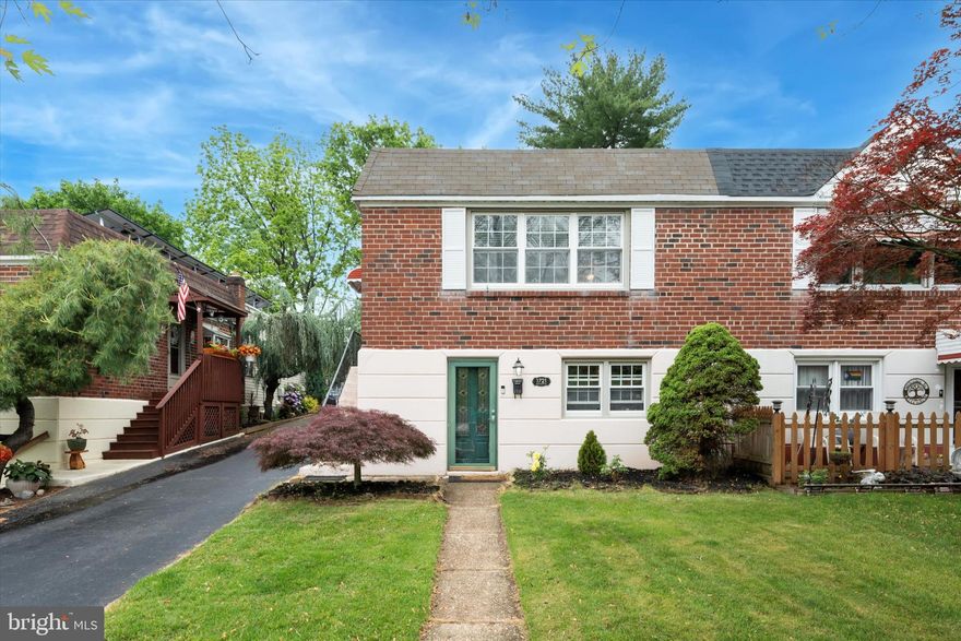 Welcome home to 1721 Dartmouth Drive, a move-in ready raised rancher situated on a quiet cul de sac block in the north end of Norristown.  You’ll have the best of both worlds here – peaceful neighborhood and close proximity to all the shopping, restaurants and conveniences you need.  This home features hardwood floors, CENTRAL AIR, a fenced in backyard, off street parking and a partially finished walk out “basement” (1st floor) space.  As you enter the home, you’ll find the living and dining area space flooded with natural light off to the right and the separate eat in kitchen off to the left.  If you’re looking for a way to add value, this kitchen can easily be updated and opened up to create that dream open concept space most owners desire.  Continue down the hall to find your 3 bedrooms (one ideal as a primary) and 1 full bathroom that completes this floor.  The first floor (lower level) includes a large unfinished basement storage space, an updated half bathroom and a finished “family room” with the walk out door to the front yard.  Enjoy entertaining in your fenced in backyard - perfect for summer BBQ’s or for families who want space for kids and/or pets.  The outdoor storage shed will come in handy for all your activity & yard storage needs.  This home is complete with your off street parking spot in the shared driveway.… even though parking on the street is a breeze.  Come see this home for yourself!