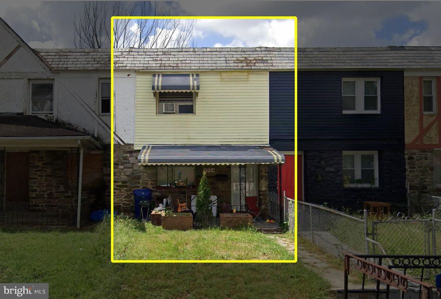 Discover this 2-bedroom, 1-bath home featuring a front yard, a welcoming porch, and a spacious backyard—a solid investment with the property currently rented for $1,400/month.

Located near major employers including Sinai Hospital, Lifebridge Health, Johns Hopkins, and other Northwest Baltimore employment centers. Enjoy convenient access to Reisterstown Rd, Northern Pkwy, and several bus routes. Close to the Reisterstown Plaza Metro Subway Station, providing easy connections to downtown and regional transit. The area also offers a strong Walk Score, providing access to daily services, retail, and transportation options.

Important: Property is being sold subject to short sale approval. All buyer offers must include the required Short Sale Contingency Addendum.

Schedule your showing today!