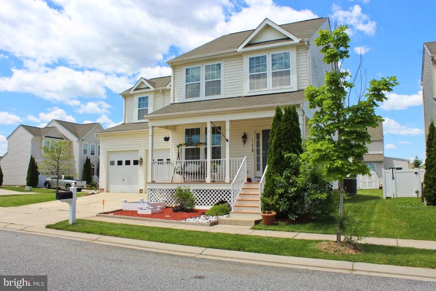 Beautiful colonial in Stansbury Shores! You'll love the front porch and the open and bright foyer as you enter. Two master suites with private baths and  two additional bedrooms and full bath upstairs.  Amazing granite island in kitchen,  endless counter space... Enjoy the family room with gas fireplace right off of the kitchen and doors leading out to your deck and patio area for entertaining.  Basement has a finished section, a craft room that could be used as a bedroom,  plenty of additional space for storage and a bathroom that is partially finished.  Schedule your private tour today.