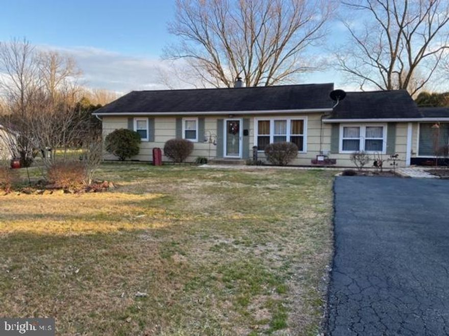 Welcome to your new ranch! With sprawling back yard oasis, perfect for all seasons! Pride of ownership shows in this spacious rancher! Updated appliances and floors throughout. There is plenty of space for all, whether looking to size up or down! Close to 95, this location offers easy access to PA, DE and either of Maryland's Shores! Schedule your showing today!