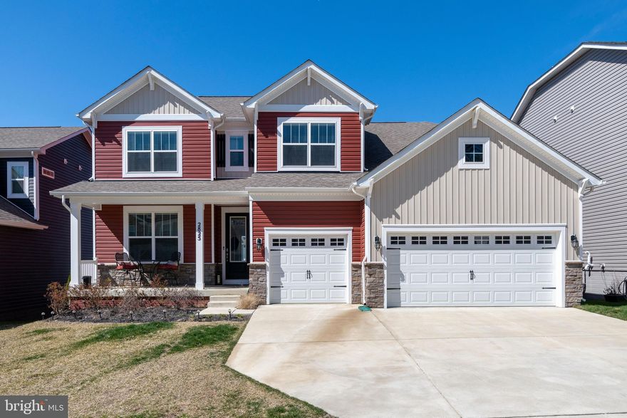 Why wait for a new home in Two Rivers when this turnkey home is available now? This stunning six-bedroom home is impeccably maintained and ready for you to move in and start living your best life.

From the moment you step inside, you'll be impressed by the impeccable maintenance and beautiful fit and finish. With a contemporary layout and tons of living space, this home offers everything you need and more. Plus, you won't have to wait for a new home to be built - this one is available now!

One of the standout features of this home is the three-car garage, which sets it apart from other floor plans in the area. On the main level, the open-concept gourmet kitchen with white cabinetry is perfect for entertaining and flows seamlessly into the dining and living areas. You'll love the wide staircase, high ceilings, and beautiful moldings that add a touch of elegance to the space.

The main floor also features a bedroom and full bathroom, which can be used as a guest room or secluded office area. Upstairs, a loft provides additional living space, while the fully finished lower level includes a 6th bedroom and 4th full bathroom - perfect for hosting guests or providing extra space to spread out.

Outside, a composite deck leads to a spacious, open backyard - the perfect spot for summer barbecues and family gatherings. And, as a resident of Two Rivers, you'll have access to unmatched amenities like a pool, clubhouse, fitness center, dog park, walking trails, playground, and more.

Located just minutes from Ft. Meade, Baltimore, and Annapolis, with easy access to BWI and Washington DC, this home offers the perfect balance of city and suburban living. Don't miss your chance to make this stunning home yours - welcome home!