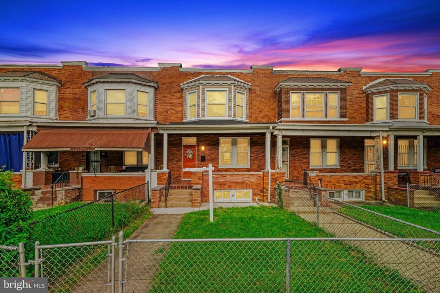 Welcome to 2014 North Wolfe Street, a beautifully updated two-story townhouse that blends modern sophistication with timeless charm. Step inside and admire the open floor plan, well lit first floor that displays the beauty of the home, the luxury vinyl flooring that graces the first two levels, beautiful kitchen with stainless steel appliances,  the coffered living room ceilings add architectural interest and a touch of refinement, enhancing the spacious, airy feel of the living area, and keeping the original charm of a Baltimore  row home. This home is perfectly positioned just a  few feet from Harford Heights Elementary School, a mile from Johns Hopkins Hospital, close to Clifton Park Golf Course, a few feet from the newly renovated Clifton Park Swimming Pool, a few feet from the newly renovated Rita R. Church Community Center, across the street from the Enoch Pratt free Library, and minutes from Downtown Baltimore, providing easy access to shopping, dining, and entertainment. Don't miss your chance to own this beautiful fully remodeled, townhome in a vibrant Baltimore neighborhood. We want you in this home!!!