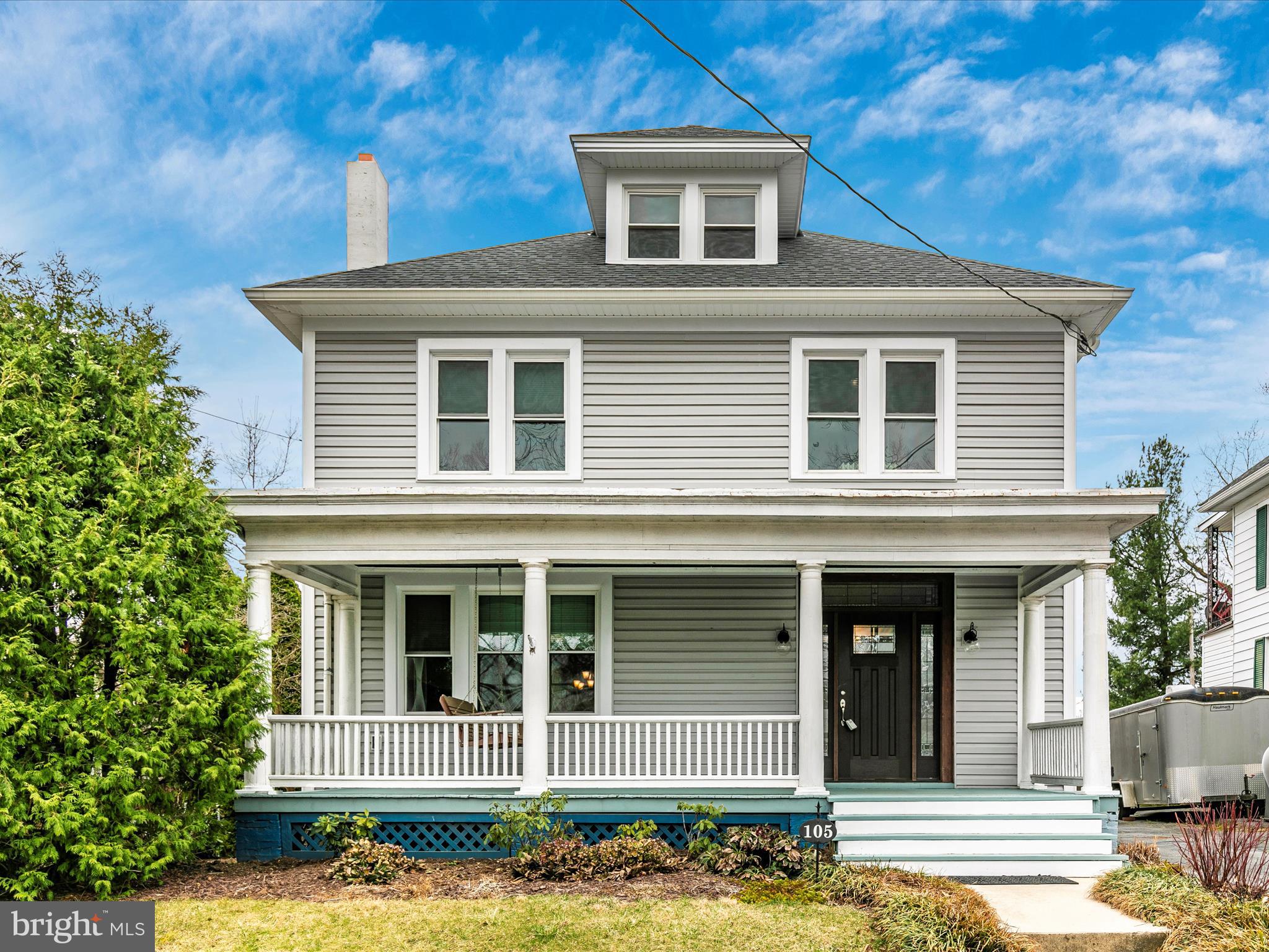 Bring Mom home to her own in-law cottage in ,your back yard! Introducing the stunning updated 1920’s American Foursquare home and cottage! Step into your dream Nancy Meyers kitchen fully renovated with every detail in mind: high-end appliances, quiet close cabinets, under cabinet lighting, a pantry with pull-out shelves, and French doors out to your spacious covered deck.
- Enjoy walks to the park
- Enjoy your spacious fully fenced backyard oasis with an enormous covered deck. Perfect for kids and pets. This property also includes 2 covered porches perfect for watching sunsets and the annual Funkstown fireworks, and listening to live music at the nearby wine shop.
- Walk up, partially finished attic and full basement
- Off street parking
- Enjoy the charm of small town living with convenience to commuter routes and all of the amenities and retail you need close by.
- Close to outdoor recreation including Greenbriar State Park, Harper’s Ferry, the Appalachian Trail, C&O Canal and the Potomac River, Antietam Battlefield, and numerous parks.