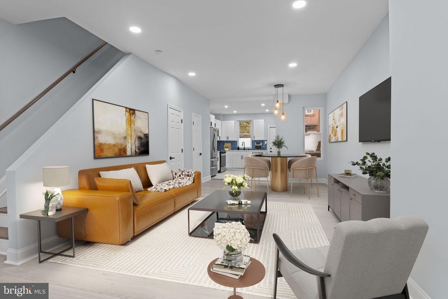 Welcome to 1612 S 24th St, a beautifully newly renovated home located in the heart of Point Breeze, one of Philadelphia’s fastest-growing neighborhoods! This 3-bedroom, 1.5-bath property features an open-concept layout with modern finishes throughout. Enjoy a bright living space that flows seamlessly into a stylish kitchen equipped with stainless steel appliances, granite countertops, and a unique backsplash that adds a custom touch. Upstairs, you’ll find spacious bedrooms and a beautifully updated full bath. Step outside to your huge private yard — perfect for entertaining, gardening, or relaxing outdoors.
Move-in ready and designed with today’s buyer in mind, 1612 S 24th St is the perfect blend of style, comfort, and city living.