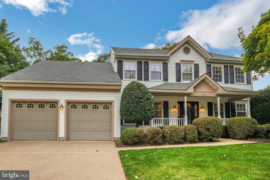 Welcome to your Hastings Hunt dream home! This meticulously maintained front porch colonial is the epitome of comfort and style, boasting 5 bedrooms on the upper level, 2 full baths, 2 half baths, an office, and a host of incredible features that will cater to your every need. Located in a sought-after neighborhood and brimming with character, this property offers the ideal blend of convenience, comfort, and tranquility. Home Office: Need a quiet space to work or study? This home includes a dedicated office, providing the privacy and tranquility you require. Step outside to the screened porch and enjoy a peaceful oasis. It's perfect for sipping your morning coffee or enjoying a cool breeze in the evening. The lush green fenced rear yard is an ideal playground for tossing the football. It's a private haven for outdoor activities and gatherings. Just a half-mile walk to the elementary, this home makes school runs a breeze. This property backs to trees and a common area, providing a serene and picturesque view. Enjoy the natural beauty and privacy right in your backyard. Located on one of the best streets in the neighborhood, in the highly coveted Fairfax County School District, this home is zoned for Dranesville Elementary, Herndon Middle, and Herndon High. Minutes to major commuter routes: Route 7, Route 28, 286, and the Toll Road. Several Metro options are within a few miles. Easy access to downtown Herndon for festivals, fireworks, and farmer's markets + locally-owned shops and restaurants. Herndon offers a small-town charm, right outside the big city! Special updates: Roof 2021. HVAC 2019. Water Heater 2023. Inground Sprinkler System. Garage Doors 2016. Garage Door Openers 2020. Exterior Doors 2016. Microwave 2023. Washer and Dryer 2016.