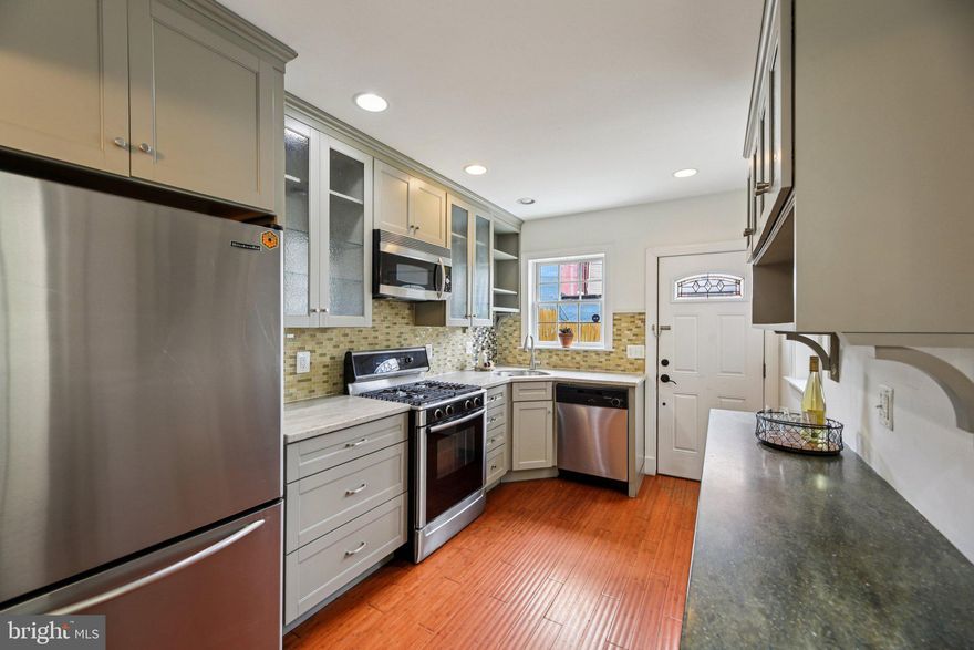 NEW PRICE! Live steps away from the heart of Patterson Park in this charming 3-bedroom, 2.5-bath townhome. Wake up to the park right outside your door, where you can enjoy morning walks, weekend markets, and year-round community events. Inside, exposed brick walls and hardwood floors bring classic character, while modern updates add comfort and style. The rooftop terrace is the perfect spot to take in city sunsets, and the fenced backyard with a porch and storage shed gives you space to relax or garden. Just a short stroll to local coffee shops, restaurants, and neighborhood favorites, this home offers the best of city living with green space as your front yard.