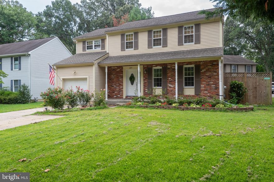 Welcome to this charming single-family home in the heart of Severna Park, featuring 4 generously sized bedrooms, 2.5 baths, and a 1-car garage. This well maintained property offers the perfect blend of comfort, functionality, and style. The standout primary suite includes a walk-in closet and a luxurious spa-inspired bath with a double vanity and large stand-in shower. The main level boasts a bright and open layout, with a dedicated dining room that flows into a cozy living room with a fireplace. An additional separate family room provides even more space for relaxation or gathering. The kitchen is a chef’s dream, equipped with light maple cabinetry, granite countertops, and stainless steel appliances. Step outside to a fenced-in yard and an expansive Trex deck. It is perfect for entertaining, playing, or simply enjoying a peaceful moment outdoors. Downstairs, the fully finished basement offers incredible versatility ideal for a rec room , or additional living space. Conveniently located near restaurants, shopping, major highways, Fort Meade/NSA, and the U.S. Naval Academy.