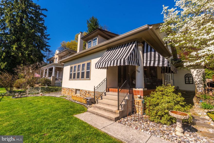 Welcome to this charming and unique 3-bedroom, 2-bath home in Mount Penn, PA, located in a desirable neighborhood close to shopping and amenities. The home features nice size bedrooms including a beautiful, generously sized primary bedroom with a private ensuite and plenty of closet space. A bright kitchen with attractive cabinets and granite countertops, and a partially finished basement providing extra living or recreational space. Outside is equally impressive with gorgeous landscaping, a beautiful built pergola and patio ideal for entertaining or relaxing. This home blends comfort, style, and outdoor appeal, ideal for entertaining or peaceful everyday living. Contact me to schedule a showing.