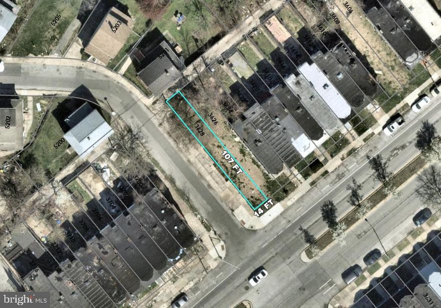 ONLINE AUCTION: Bidding begins 12/26/2025 @ 10:00 AM. Bidding ends 12/30/2025 @ 11:40 AM. List Price is Suggested Opening Bid. Deposit: $5000

Vacant lot of land located in the Arlington area.
JUST MINUTES to Pimlico Race Course.
Easy access to major traffic artery Park Heights Ave.
Lot is vacant.