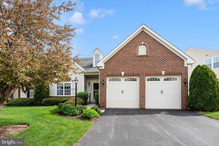 Hello:  This is the Stonehurst model in the active adult community.  Pride of ownership shows throughout.  Wonderful main level living with hardwood floors on main level.  Living room, dining area, gourmet kitchen with stainless appliances, the refrigerator even has a built in Keurig (coffee maker), I have never seen that before! Open kitchen opens into the bright family room with exit onto screened porch and open deck.  This backs to a large open common area with flowering trees.  The primary suite on the main level features hardwood floors, ceiling fan and luxury full bath with shower and double sinks.  The upper level is perfect for extended family, guest or whatever.  There are 2 large bedrooms on the upper level a full bath, craft room, and a loft.  The loft would make a great office area.  The finished lower level features a large rec room prefect for entertaining, gas fireplace, full bath and a 4th bedroom with egress window.  Seller is using that as a perfect office.  Tired of taking care of a lawn? Don't worry the association takes care of the mowing, mulching, tree trimming, snow removal, trash, it even covers the roof!  This friendly active community has many outdoor activities, community pool, pickleball, & shuffleboard.  The is an exercise room in the club house where many community events area held.  Easy commute to doctors, highways, shopping, and restaurants.  Fantastic price $624,900!  Gas furnace and A/c is approx. 1 year old, the stainless appliances are 2 years old.