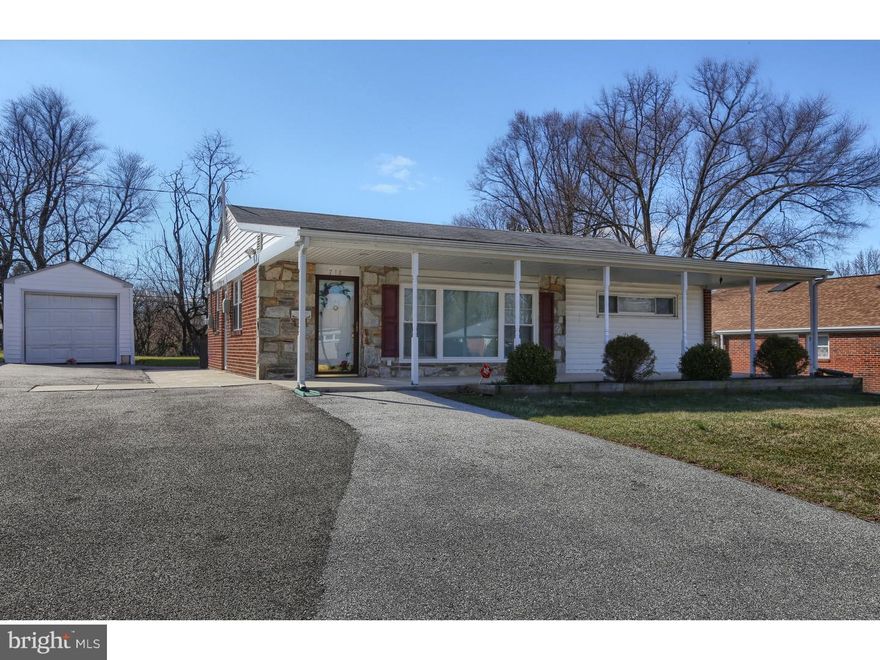 Welcome home to this meticulously updated Plymouth Valley Ranch. One floor living at its finest is featured in this 3 bedroom 1 bath home. A charming front porch with recessed lighting enhances curb appeal and leads you into the large living room with hardwood flooring, recessed lighting and new windows. The spacious dining area features a ceiling fan and opens into the fully remodeled custom kitchen with all new appliances, granite counters, tile back splash and cabinets with crown molding. A brand new bath room is also featured. All three bedrooms are spacious and feature ample closet space. A large driveway with private rear yard and additional storage in the garage are also included. Additional features included are new low-e windows and a brand new hi-efficiency HVAC system. A great location just off Germantown Pike, minutes to the blue rte, 76 and 202 add to the value offered in this easy living home.