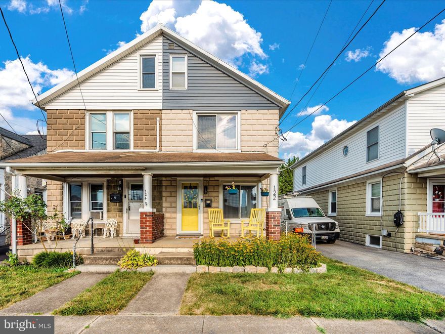 Your chance to own this great downtown home!  Pine Ave is a quiet street on the edge of everything downtown has to offer.  A large front porch enters into the living room, offering plenty of natural light! On The main floor has a spacious kitchen with a large pantry, plenty of counter top space and cabinets with Stainless Steel appliances.  Out the back door to access to the rear porch and fully fenced yard. Upstairs, a full bath splits the hall, where entering the owners bedroom, there are large windows with plenty of natural light, a good sized closet, and a connecting stairway to access the large finished loft. At the end of the hall, a second bedroom exists.  This home had its electrical panel professionally upgraded in 2023 as well as the attic is completely finished! There is ample on street parking in front and across from the homes.  Behind the yard,  off street parking available also.  The large flat yard contains a new shed also for all your yard storage.  The home is within walking distance to restaurants, coffee shops, Carroll Creek and a thriving downtown! It's close to all major commuter routes and a short drive from major grocery chains.