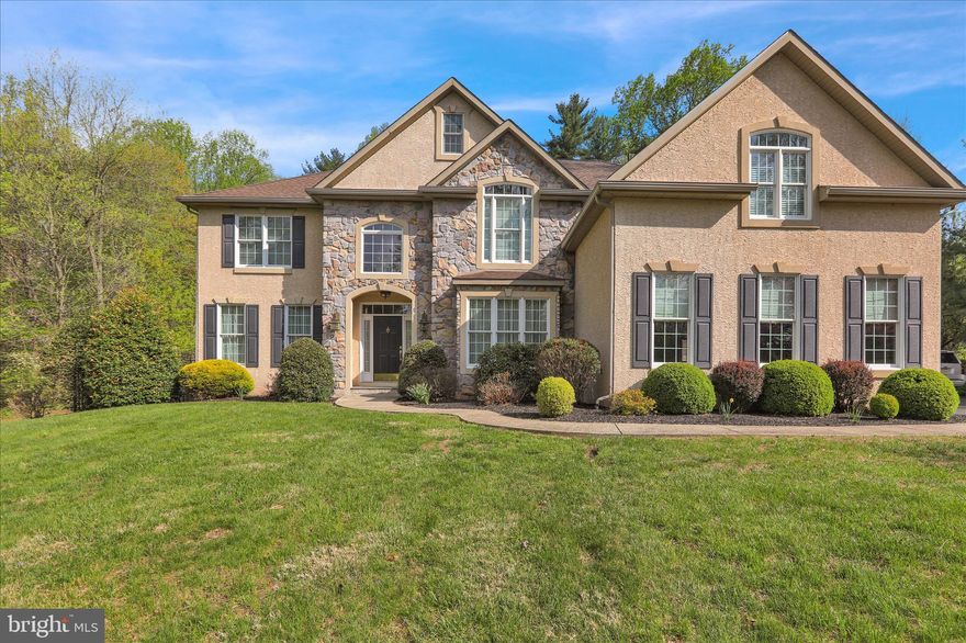 Nestled within the prestigious Owen J Roberts school district, this stunning 4,400 square foot home offers the perfect blend of luxury and comfort. Set on an expansive 3.38 acre lot, the property boasts breathtaking views and plenty of space for outdoor activities. Step inside to discover a vright, airy interior filled with natural light, featuring a spacious family room with a cozy fireplace, a gourmet kitchen ideal for entertaining, and elegant formal living and dining rooms. The main floor includes a convenient bedroom, offering flexibility for guests or multi-generational living. The lower level features a spacious finished family room and a large area for storage. 
  Upstairs, you'll find four additional bedrooms and three full baths, including a magnificent master suite with a luxurious en-suite bath. Designed for both functionality and style, the home offers a three car garage and ample storage throughout. Whether you're hosting gatherings or simply relaxing with family this residence delivers exceptional quality and thoughtful details at every turn. You truly must see this home in person to appreciate all it has to offer.