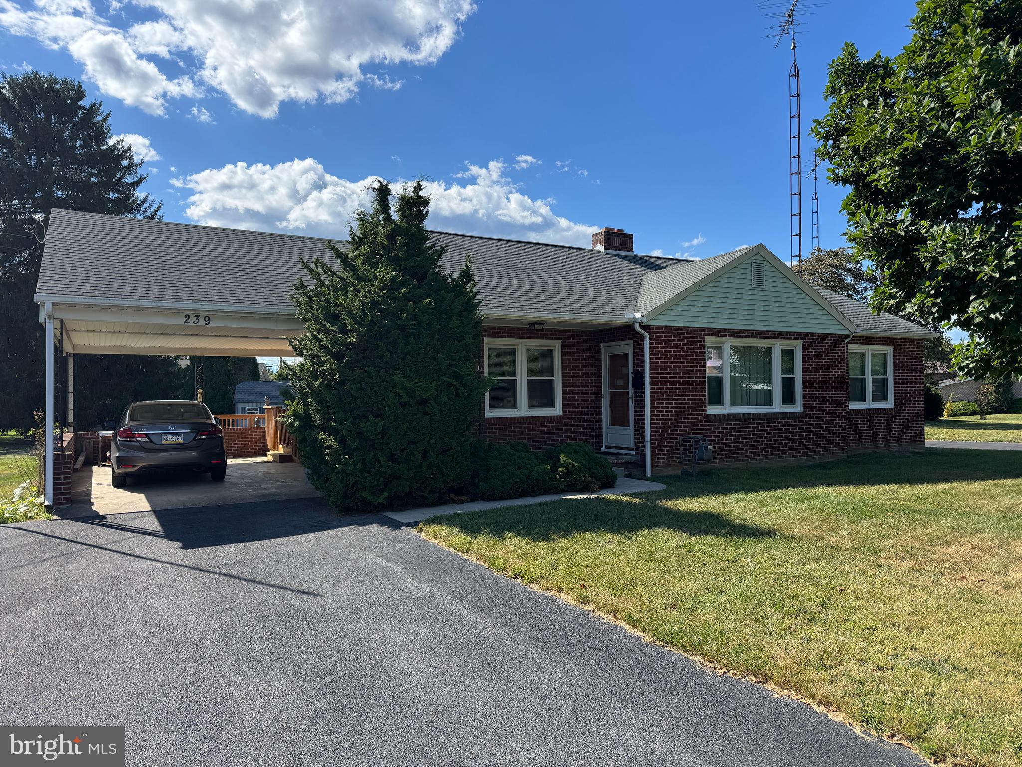 CHARMING BRICK RANCHER IN GREENCASTLE, PA! Discover this inviting 3-bedroom, 1-bathroom brick ranch-style home that is in an excellent location! Relax in the living room featuring a beautiful stone fireplace, the dining area sits just off the kitchen, creating the perfect space for everyday meals. An unfinished basement offers plenty of storage space to meet your needs. An attached carport adds convenience and shelter for your vehicle, while the yard provides ample space for outdoor activities, gardening, or entertaining. Nestled in a peaceful neighborhood yet close to local shops, dining, schools, and more. Don’t miss your opportunity to own this charming Greencastle gem! This property will be offered at auction on Wednesday, September 24, 2025, at 3:00 PM. The List price in no way represents a minimum, starting, or acceptable bid.