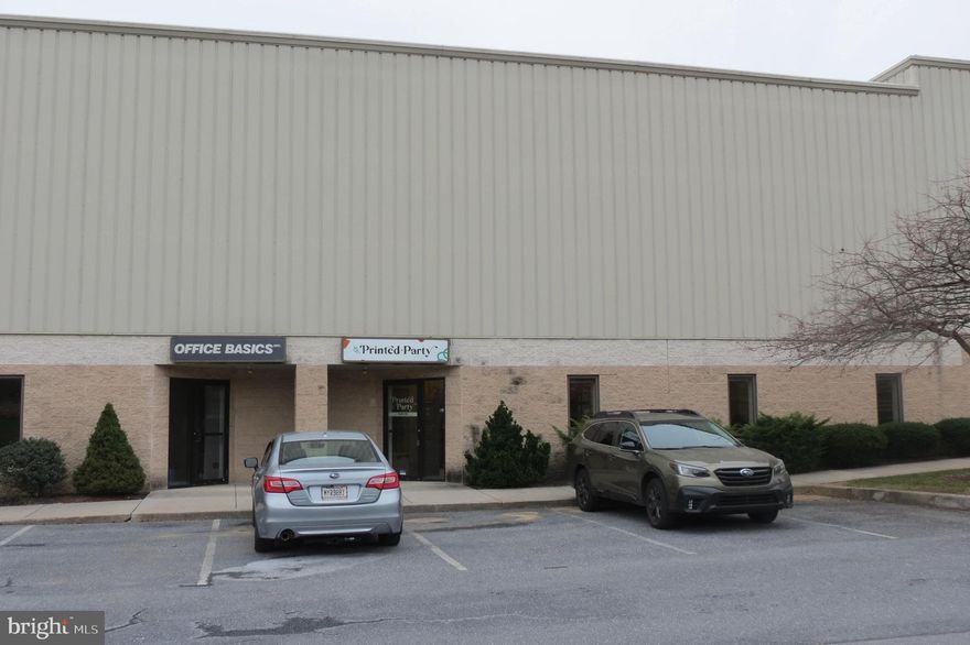 Prime flex space available for lease with 1,200 ± SF finished offices, two (2) loading docks and one (1) drive-in door.  2025 budgeted CAM expenses are $1.82 per SF.  One of the partners of Running Pump Business Center is a licensed real estate broker.