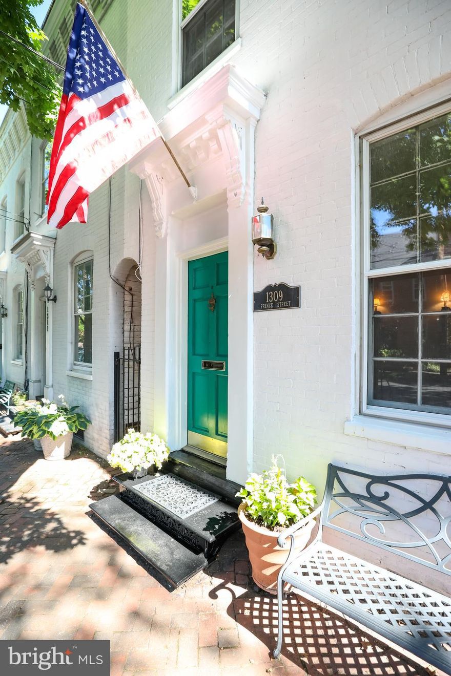 Price just reduced.  Don't miss this fabulous home.  LOCATION, LOCATION, LOCATION!!! This 3 bedroom  home is in the heart of Old Town.  Just a block off King Street.  A five minute walk to the King Street Metro. One block from Trolly Station. Steps away from restaurants, shops and parks.  Home was built in 1890 and still has some original hardwood floors, but when new counts, this home has been updated with: New Paint 2020,  Washer/Dryer 2018; Dishwasher 2019; Garbage Disposal 2019; Newer Hot Water Heater; Storage Shed 2019; Updated bathrooms;  This  home is truly the best of both the old and the new! Kitchen has granite and stainless steel appliances.  Living room and dining rooms have hardwood floors, chair railing and crown molding.  There is a half bath on the main level and a full bathroom on the upper level.  There are plantation shutters throughout.  Bedrooms have ceiling fans with light kits and hardwood floors.  The private  courtyard in the back is perfect for relaxing in the swing while you read a book or for grilling and eating out. Gate from the front leads to the private court yard or you can enter the courtyard from the kitchen or back privacy fence gate.  The lot comes  with a PARKING SPACE in the back where you can enter through your gate into the courtyard. Lot has extra footage and qualifies to expand so new  owners can add a basement and additional level if wanted. Owners have drawings and were in the planning stages of adding on but are being transferred.  They are willing to share all the designs.  Home APPRAISED FOR $880,000 four months ago. Don't miss this opportunity to live in  historic Old Town Alexandria.