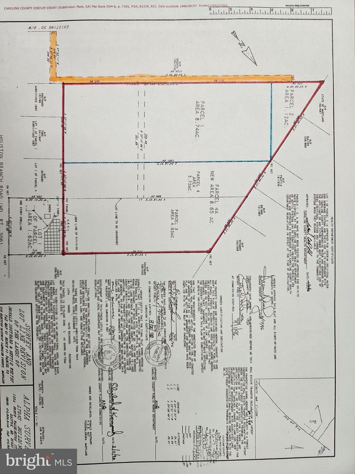 HOUSTON BRANCH ROAD