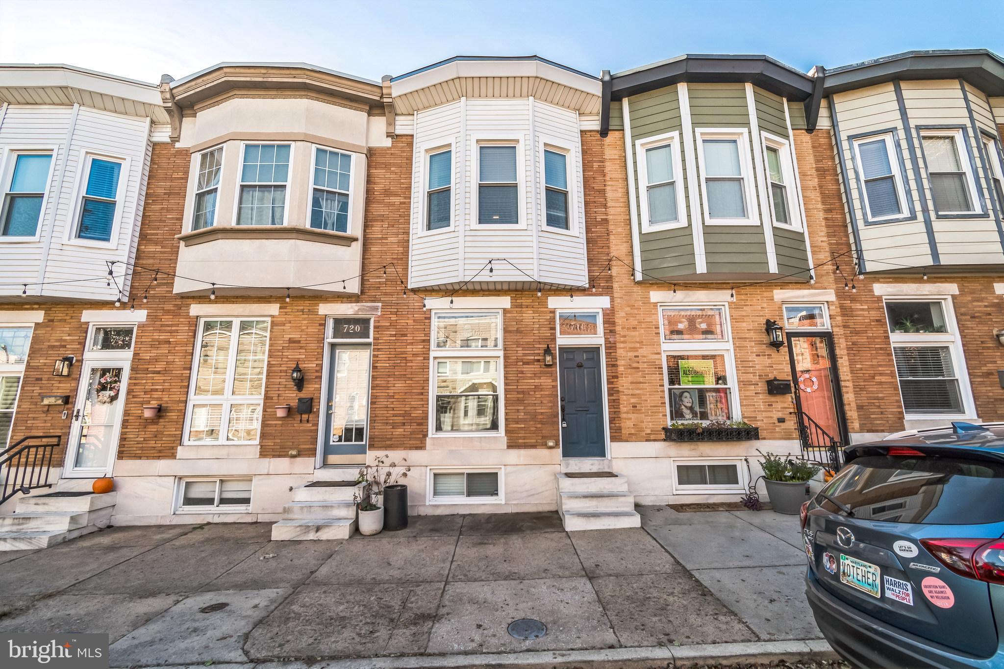 ***Sellers have received multiple offers. The deadline for offer submission is 11:59PM Tuesday, Oct 22, 2024.***
Welcome to 718 South Ellwood Avenue, where comfort, style, and location come together to create the perfect home! Nestled on a quiet block, yet just a short walk from the excitement of Canton Square’s vibrant nightlife and amazing restaurants as well as Patterson Park. This stunning 2-bedroom, 2-bathroom townhome perfectly blends historic charm with modern amenities, offering you the ideal urban living experience.
Step inside and be greeted by the charm of original hardwood floors that flow throughout the spacious main level. With a wider layout than the average Baltimore townhome, this home provides an open, airy feel—ideal for entertaining friends or enjoying cozy nights in. The newly renovated kitchen boasts plenty of storage, soft-close cabinets, and a brand-new butcher block countertop, making it a dream for both casual cooking and hosting gatherings.
Upstairs, you’ll find two well-sized bedrooms, including the primary suite, which features ample closet space and a newly added ensuite bathroom—your own private oasis to unwind and relax. Need more space? The basement offers endless possibilities, from extra storage to a personalized creative space.
And let’s not forget the convenience of your own private parking pad—an essential perk for city living! Whether you're exploring the nearby shops and restaurants, or relaxing at home, 718 South Ellwood Avenue is the ideal setting for your next chapter.
Schedule your tour today and picture yourself living here!