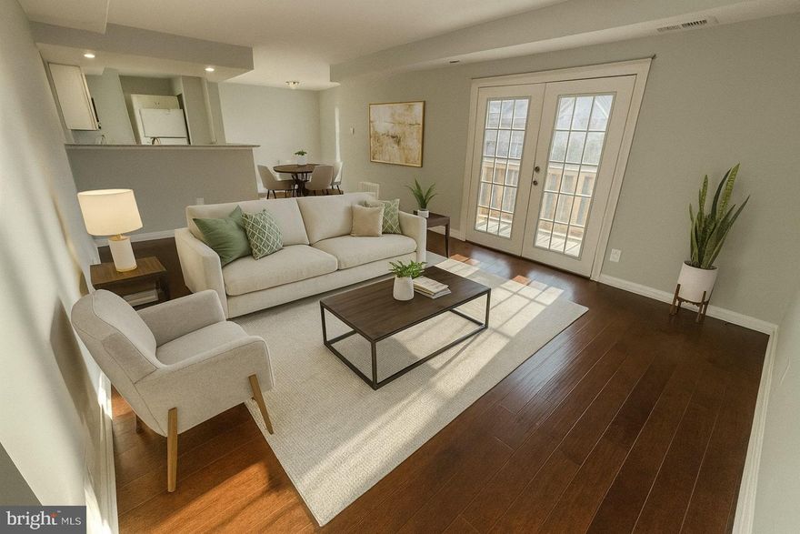 LOW DOWN PAYMENT AND FINANCING APPROVED! Come join us this Sunday for an open house 12:30 to 3:30pm! Owner occupied purchasers only. Down payments as little as 1% for qualified purchasers. Loan applications to be through Metropolitan Funding Group. This Association is financially sound and has some of the lowest condo dues in Prince Georges’ County.  Seller will provide Home Warranty for 3 years! 

This spacious 2-bedroom, 2-bathroom condo in a charming garden-style building offers 1,026 sq. ft. of comfortable living space. The home features hardwood flooring throughout the main living areas, with cozy carpeted bedrooms for added comfort. Enjoy the convenience of central air conditioning and heating, an in-unit washer/dryer, and modern gas appliances. The primary bedroom includes an in-suite bathroom with a walk-in shower, and the kitchen is fully equipped with a dishwasher, garbage disposal, and ample cabinet space. Step through elegant French doors onto your private balcony, perfect for unwinding after a long day.

Nestled in a quiet section of a bustling city, this condo offers easy access to shopping, entertainment, public transportation, and major highways, including I-495 and Route 50.

Offers will only be considered by prospective buyers who intend to live in the unit as an owner-occupant.