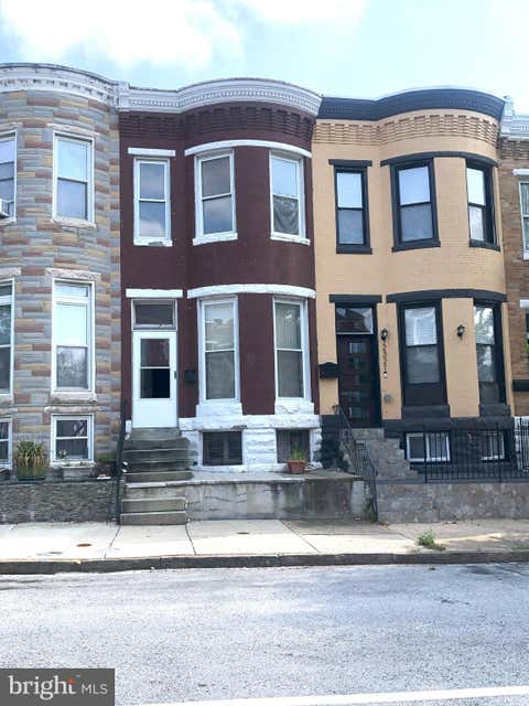 Townhouse For Sale - 2323 Mcculloh Street<br/> BALTIMORE, MD 21217