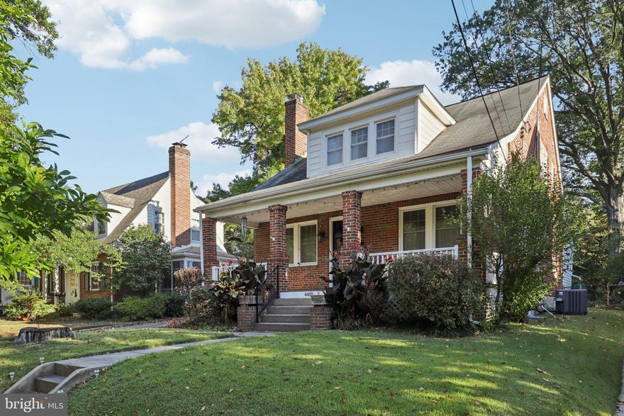 HUGE PRICE REDUCTION-Welcome to 4410 Underwood Street — a charming and well-maintained home located in the highly sought-after University Park community, known for its quiet tree-lined streets, own town police department, and no HOA fees.

This spacious residence offers flexible living across three levels, featuring three bedrooms and one full bath on the upper floor, one bedroom and full bath on the main level, and an additional bedroom and full bath in the finished basement—perfect for guests or multigenerational living.

Enjoy a remodeled kitchen with stainless steel appliances, hardwood floors, and a cozy gas fireplace in the living area. The home also includes an enclosed porch/den, built-in China cabinet, and ceiling fans throughout for added comfort.

Recent updates include a modern combination tankless hot water unit, new central A/C, energy-efficient windows, maintenance-free porch and gutters, French drain, and sump pump.

Outside, a fenced backyard and driveway for up to four vehicles provide plenty of space and convenience. Just a short stroll to the neighborhood park and playground and served by top-rated schools, this home offers a perfect blend of comfort, community, and classic charm.

Mortgage savings may be available for buyers of this listing.