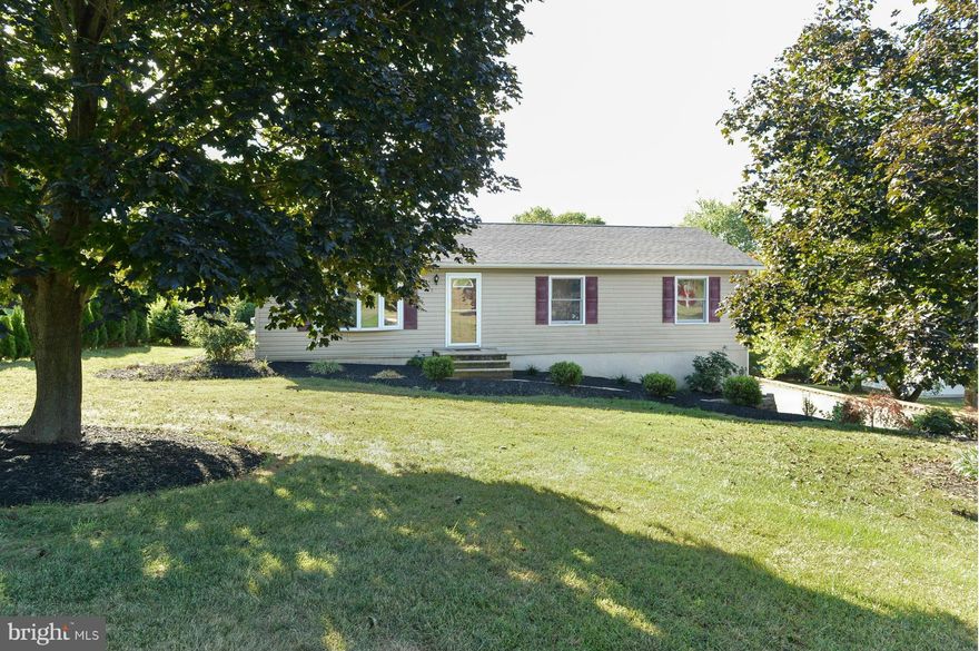 Spacious raised rancher with new flooring and paint throughout. Master bedroom with a sitting room and full bath, country kitchen, all appliances, shed, large family room in lower level, nice landscaping, fire pit in back yard and 2 car garage. Convenient to Rt. 1, PA, and Harford County.