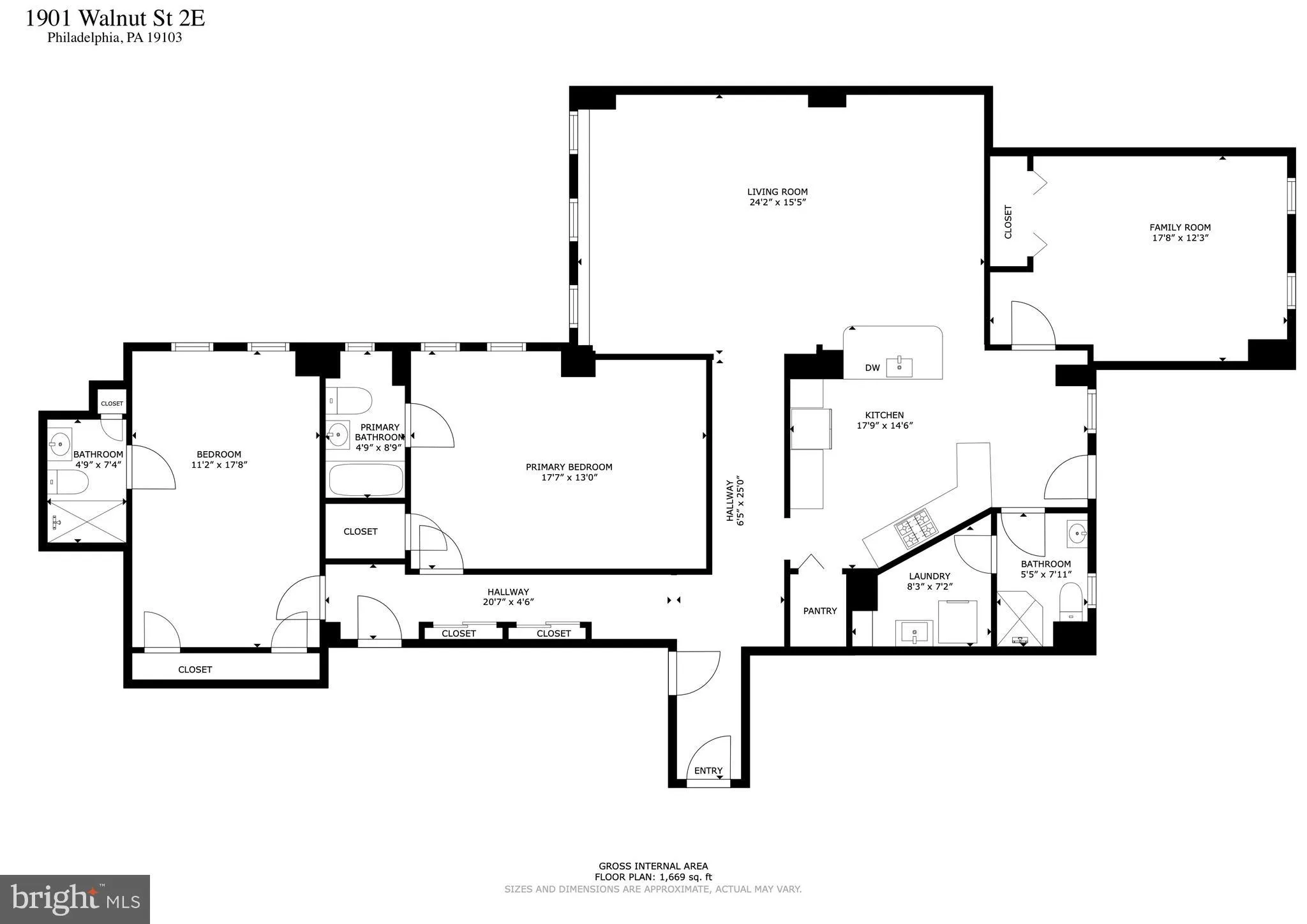 Philadelphia, Pennsylvania 19103, United States, 3 Bedrooms Bedrooms, ,3 BathroomsBathrooms,Residential,Active,108608