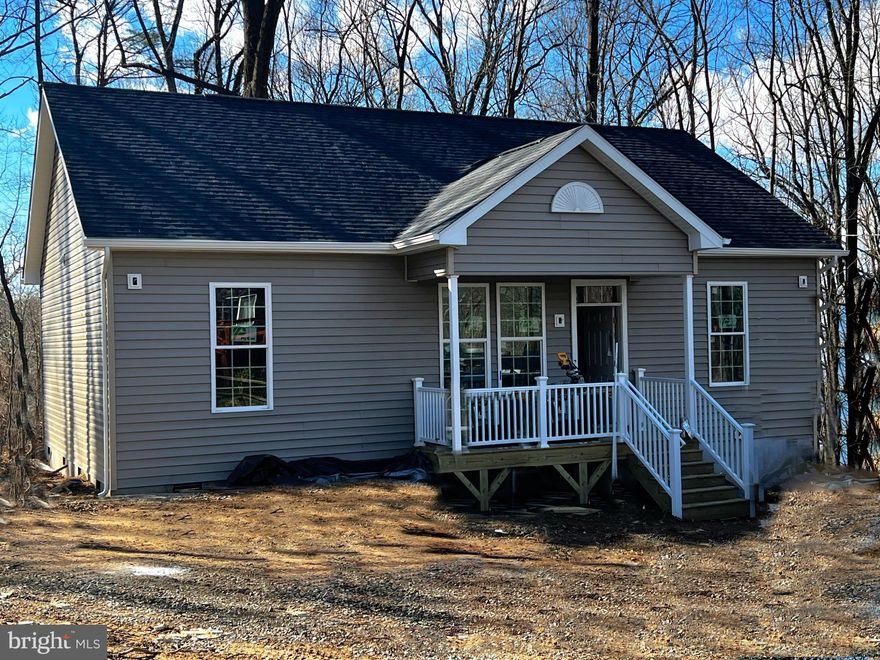 Affordable living on a single level?  Absolutely! New construction  3 bedroom, 2 bath built by local builder.  This home boasts an open floor plan with  living room, dining room, spacious kitchen with recessed  lighting, granite countertops,, stainless steel appliances to include dishwasher, over the range microwave, free standing oven, and refrigerator. Large primary bedroom with walk in closet, primary bathroom with a double vanity and stand up shower.   Enjoy the country life  near the river.  Public access is just a hop, skip  & jump away!  Pictures are from a previously built home  and show finishes. Buyer is offering $5k towards closing costs.