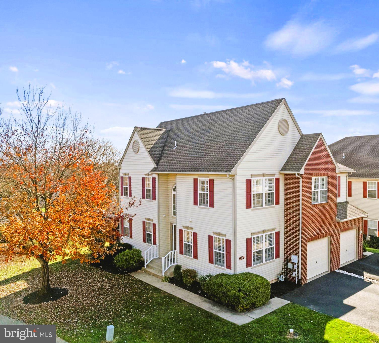 Welcome to this stunning end-unit townhouse in the desirable Heritage Park community of Collegeville. This beautifully maintained home offers a spacious and inviting floor plan, with 3 bedrooms, 2.5 bathrooms, and over 2,600 square feet of living space, perfect for those seeking a comfortable and stylish abode.
Step inside and be greeted by the warm and inviting atmosphere of the freshly painted interior with neutral colors and plantation shutters that adorn every window in the home, creating a sense of tranquility throughout. The renovated kitchen is a true highlight, featuring elegant granite countertops and ample cabinet space, providing a perfect space for culinary endeavors and entertaining guests. The two-story open-air family room, open to the kitchen, offers a perfect locale for relaxing with the family, complete with a wood-burning fireplace and tons of natural light from the floor-to-ceiling windows adorning the rear wall of the home.
The bedrooms in this home are truly spacious, offering plenty of room for relaxation and personalization. The primary bedroom is a tranquil retreat, complete with a beautifully updated en-suite bathroom. The additional bedrooms are equally inviting, providing flexibility for guests, a home office, or a hobby room. Another bathroom is found in the hallway for convenience. Moving to the basement, you will be welcomed by an expansive finished basement, including a perfect area for a home gym.
As you step outside, you'll appreciate the benefits of being an end-unit townhouse. The property is ideally situated right across the street from the community park, offering easy access to basketball and tennis courts for your enjoyment. Whether you're looking to stay active or simply enjoy the outdoors, this location has it all.
Nestled in the quiet and serene Heritage Park community, this home is located in the highly sought-after Perkiomen Valley School District. Additionally, the home offers convenient access to the 422 corridor, making commuting a breeze. If you're in the mood for some retail therapy or a night out, you'll love the proximity to King of Prussia, where you'll find a plethora of fine dining, entertainment, and shopping options. The new owners will enjoy two private parking spaces along with plenty of overflow parking for guests, not including the garage and driveway.
Don't miss the opportunity to make this exceptional home in the heart of Collegeville your own. Schedule a showing today and experience the perfect blend of comfort, style, and convenience that this home offers.
