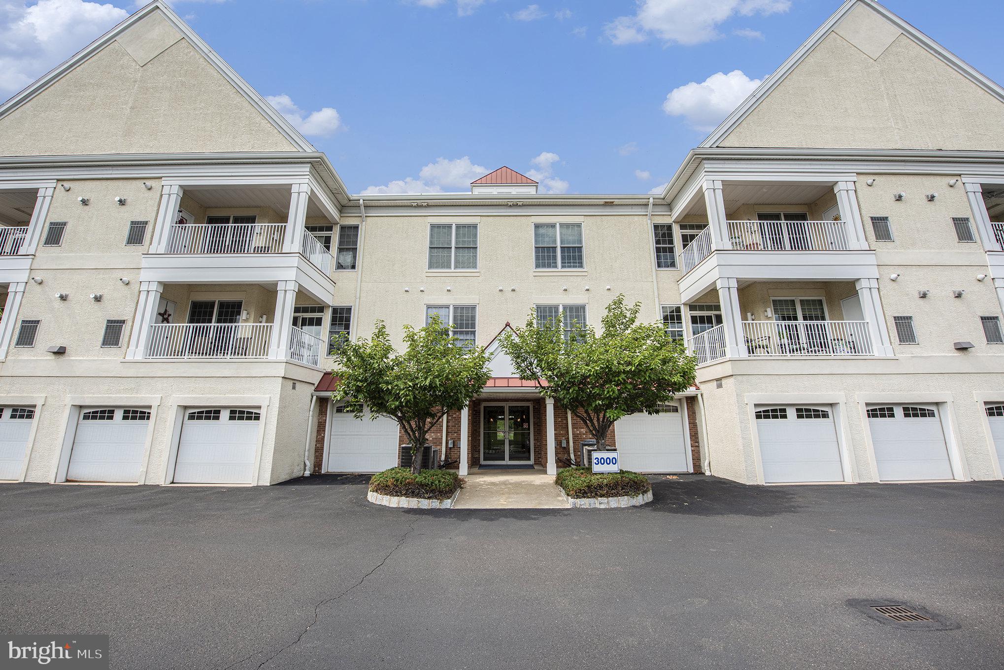 Welcome to 3212 Meridian Boulevard, Warrington, PA – Easy Living in Style!
Discover effortless, elegant living in the heart of Meridian Valley Square, a premier 55+ active adult community in beautiful Bucks County. This meticulously maintained and generously sized condo offers the perfect blend of peace, comfort, and convenience—with shopping, dining, and major roadways just minutes away.
Upon entry, you're greeted by a thoughtful open floor plan that flows seamlessly between rooms—ideal for quiet gatherings and family dinners. Enjoy one-floor living with 9-foot ceilings, decorative moldings and pillars, and new luxury vinyl flooring added to both bedrooms.
The gourmet kitchen is a chef’s dream, featuring an abundance of 42-inch cabinetry, granite countertops, a subway tile backsplash, gas cooking, a self-cleaning oven, and an expanded butler’s pantry with added cabinetry and granite workspace—perfect for entertaining.
The expansive living and dining area leads to a private balcony overlooking peaceful open space—perfect for enjoying quiet mornings or evening sunsets.
Retreat to the primary suite, complete with a spacious sitting area, two floor-to-ceiling custom closets, a large walk-in closet, and a luxurious ceramic tile en-suite bath featuring a double vanity and stand-up shower.
A nicely sized second bedroom also boasts custom closets and access to a full ceramic hall bath—perfect for guests or a home office.
Additional highlights include: In-unit sprinkler system, secure building entrance with elevators, private one-car garage, an additional storage unit, and an abundance of overflow parking.
As a resident, enjoy low-maintenance living with access to the clubhouse—a beautifully appointed space featuring a fitness center, swimming pool, and multiple community rooms added in 2014.
This is not just a condo—it's a lifestyle. Don't miss your chance to enjoy low-maintenance living with high-end amenities in one of Warrington’s most desirable 55+ communities.
Schedule your showing today!