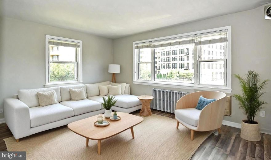 This bright and sunny unit is beautifully updated, and has a walk score of 98 out of 100! Wonderfully renovated kitchen with stainless steel appliances, wall-to-wall closets in bedroom, and a large walk-in closet. Secure building entry with intercom access, in-unit washer/dryer, and ALL utilities are only an additional $200 per month (tandem parking for 2 cars, wireless hi-speed internet and streaming, electric, water, sewer, gas, common area maintenance). The two assigned parking spaces are located near the front entrance. A walker's paradise, within steps to the Red-Line Metro, grocery stores like Giant, Safeway, Trader Joes, Harris Teeter, and Target, plus 200+ restaurants and retail shops. Less than one mile from NIH and Bethesda Naval Hospital. Convenient access to DC, and you can even ride your bike on the Capital Crescent Trail to Georgetown!