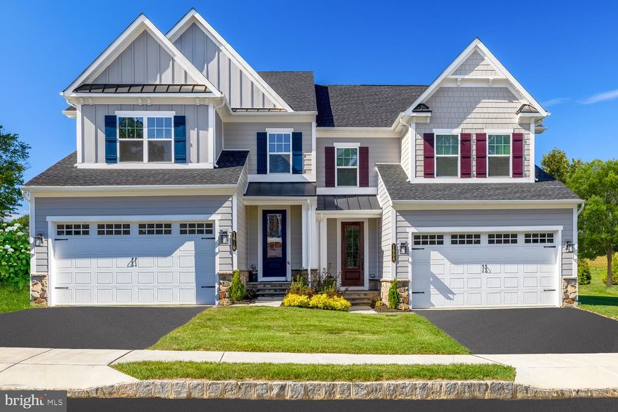 Luxury  twin homes in a spectacular estate setting near Rt. 100, 202, the 322 bypass, and West Chester Borough. You can have the best a single-family home has to offer with  large and inviting spaces, lots of light, plenty of closet space AND have the convenience and practicality of twin home living. NVHomes Northshire makes it easy. Enter to the first level and youll be greeted by the open and airy flex room, perfect for formal dining; or choose the study for work-from-home convenience. The kitchen is open to the great room and a casual dining space. A family arrival center and powder room is tucked away making clutter a thing of the past. Upstairs a loft makes a cozy private gathering space while still leaving plenty of room for large bedrooms, a hall bath and a full laundry room. The primary bedroom is a private retreat and boasts a spa-like primary bath and huge walk-in closet with mirror. To top it off, your included finished basement and full bath offers even more space and versatility for entertaining, fitness or relaxation. Youre going to love the Northshire at Greystone!