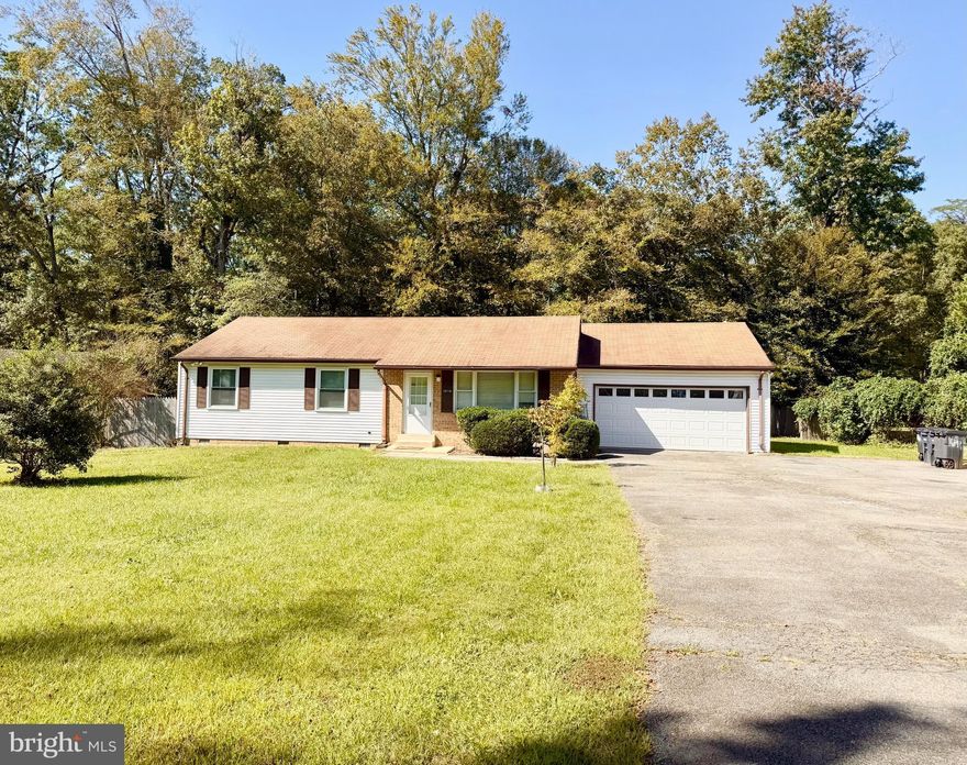 Beautifully remodeled 3BR/2BA home featuring a custom handmade-cabinet kitchen, laminated floors, and a two-car garage. Enjoy a screened-in porch,  fenced backyard perfect for kids and pets, and nearly one acre of green space.

Ideally located just minutes from MGM, National Harbor, Old Town Alexandria, and the 495 Beltway, plus close proximity to Andrews Air Force Base. Nestled in a quiet, established neighborhood with easy access to commuter routes, this home offers both convenience and tranquility.

Move-in ready!