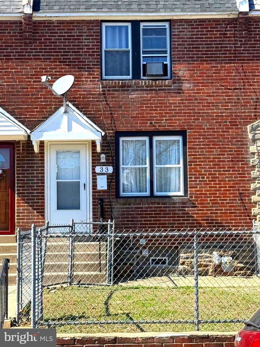 Fresh and new on the market. This three bedroom rowhome comes with an open floor plan in the living room dining room. Great space in the kitchen and tones of light. Three bedrooms and 1 bathroom on the upper floor with a partially finished basement. Rear garage entrance. This home is just blocks away from area hospital, local shopping and minutes away from the airport.