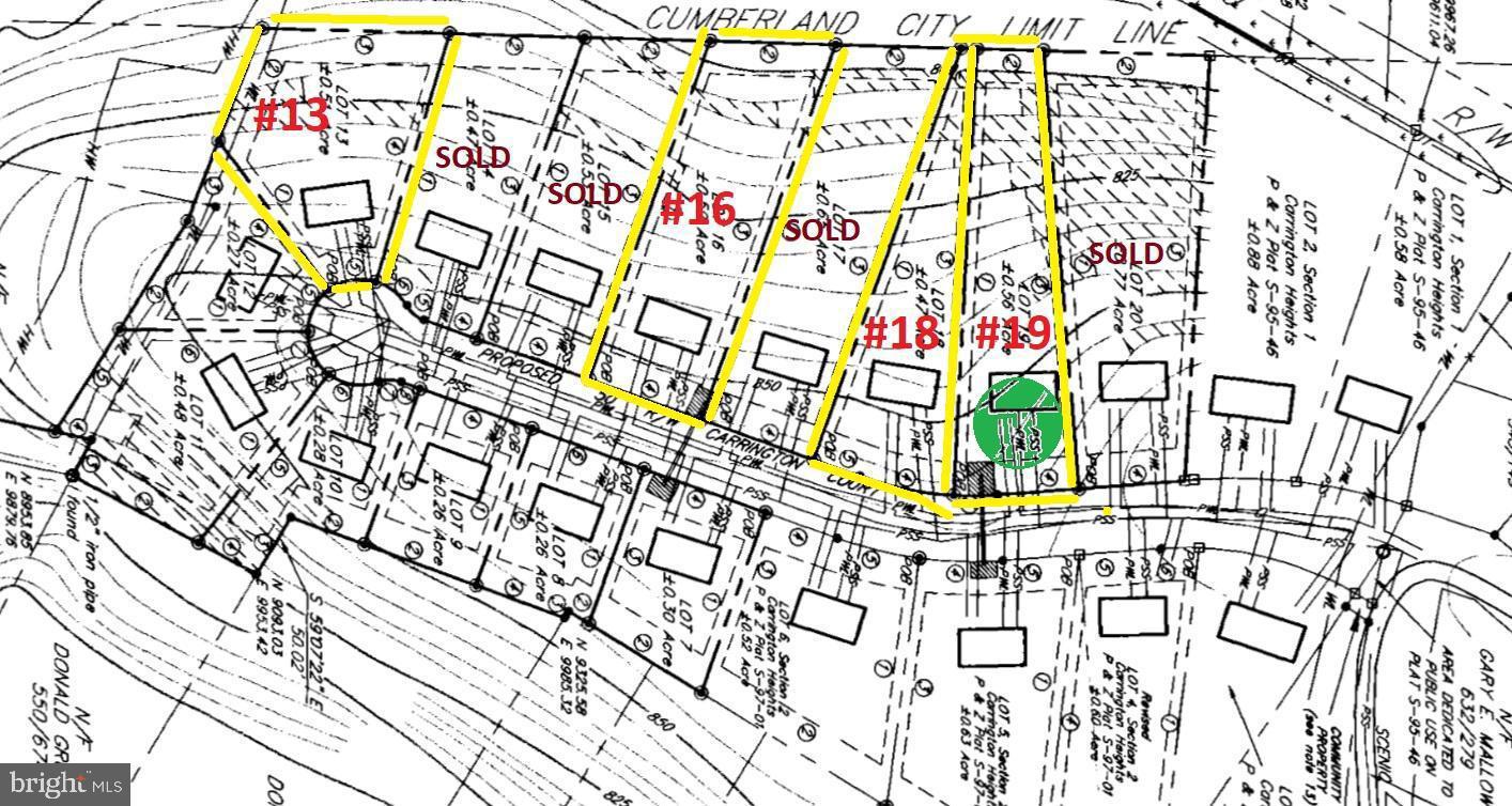 CARRINGTON HEIGHTS - Land