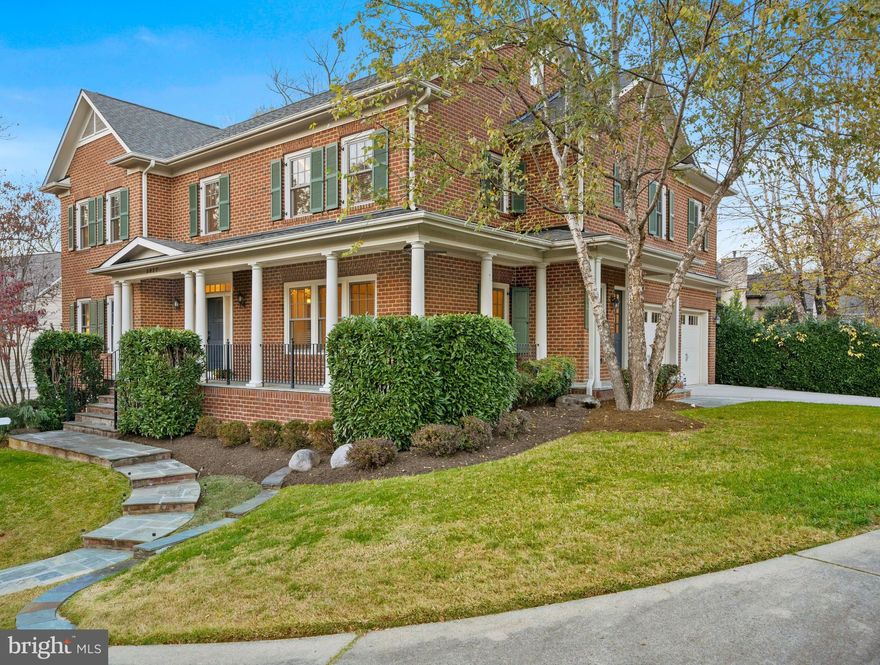 **Built in 2008, this all brick home has been refreshed for buyers who value quality, the comfort of energy efficiency,  and a most desirable location.**Enter the home from a wrap around porch into a gracious foyer with coat closet and powder room.** To the left is a den or living room with wainscoting and a whimsical window seat with storage beneath** the family room has a wood burning fireplace and a French door leading to a spacious screened porch** well designed kitchen  offers 2 sinks, 2 dishwashers, wall oven, warming drawer and breakfast bar plus a comfy cork floor**the breakfast room flows into the family room for participatory meal prep**a door from the oversized 2 car garage and a side door open to the fitted mudroom**from there a second set of stairs leads  to the private  upper level  bedroom suite--ideal for a home office, in-law, au pair, or distance learning college student.**Upstairs,  a sunny porch is off the primary bedroom which features 2  walk in closets and private bath with soaking tub, large shower, 2 separate vanities and linen storage**the second bedroom has a private bath, while the third and fourth bedrooms share a hall bathroom.   The fifth upstairs bedroom has a full bathroom and stairs to the main level for private access** a laundry room completes this floor.**Downstairs there is a large rec room with handsome brick accent wall and an adjoining room with rough ins for a sink and 220 wiring  to accommodate a kitchenette, hobby, or craft space along with a hookup for a second washer and dryer.**a private entrance leads to the side yard and patio**the sixth bedroom is on this level as well as a sunny room for a home office or another bedroom**also on this level are rooms for a gym, Zoom meetings or movie evenings; wine storage or pantry, and a  clean conditioned storage room.**The home has geothermal heating and cooling and individually controlled radiant heated floors throughout** Domestic hot water is produced as a byproduct of the geothermal HVAC.** An Energy Recovery Ventilation (ERV) system brings fresh air into the home while expelling stale air, enhancing comfort and health.**The home was built with tight construction advanced framing techniques , foam and fiberglass insulation, and high efficiency windows with functional shutters. **The exterior casing and trim is PVC  and cellular PVC,  eliminating  wood rot**Blocks to the playing fields at Jamestown Elementary School and an easy commute to Washington  or Maryland via nearby Chain Bridge. **Jamestown, Williamsburg, and Yorktown schools.**An appealing custom home with thoughtful details and the flexible space needed by savvy homebuyers.**