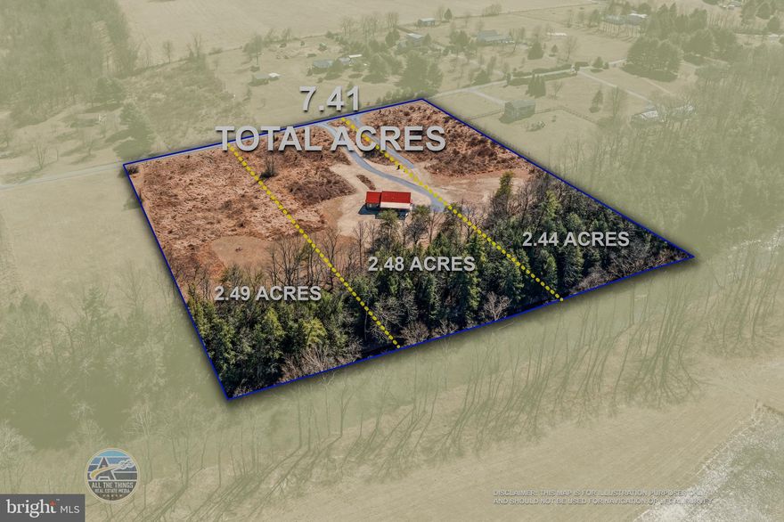 Discover the perfect setting for your dream home on Lot 22 Foggy Bottom Ln in Berkeley Springs, WV! This beautiful 2.44-acre lot offers peaceful surroundings with a waterfront lot on Sleepy Creek and a path leading down to the creek for activities like kayaking, fishing, and nature watching creating a serene backdrop for your future home or getaway retreat.  The property features a well that has already been drilled and a completed perc test, saving time and expense for future building plans. Whether you're looking to build your dream home, create a weekend retreat, or develop a short-term rental investment, much of the groundwork has already been completed. With the potential to own three separate parcels, the possibilities are endless. Buyers could choose to build multiple homes, create a small vacation rental portfolio, or keep the entire property for a private mountain escape.
Surrounded by nature and offering plenty of space to build, this property provides the ideal balance of privacy and tranquility while still being within a short drive to the charming town of Berkeley Springs, known for its shops, dining, and historic attractions.
Whether you’re looking to build a full-time residence, weekend cabin, or investment property, this scenic lot offers endless potential. Don’t miss the opportunity to own a slice of Morgan County countryside with the relaxing sound of Sleepy Creek! This property is being offered multiple ways to create flexible buying opportunities. Buyers can purchase the entire property with the barndominium and 7.41 acres, or the individual lots may be sold separately. Contact listing agent for more details.