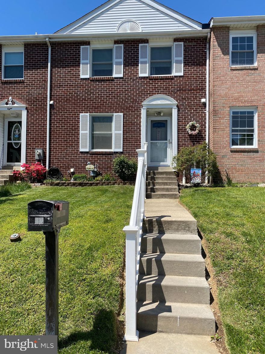 WELCOME to 10 Hallview Court!!!   NO HOA!! You'll find this well-maintained townhome tucked away in a mature community in the most ideal location.  Located just minutes from shopping, schools, restaurants, I-695 and I-95.   Roof (2018) windows (2018) blinds (2019) washer and dryer (2020), deck cleaned and stained (2021).   First floor powder room.  Finished basement with half bath, laundry room and storage room . This won't last long!  Schedule your tour today!!