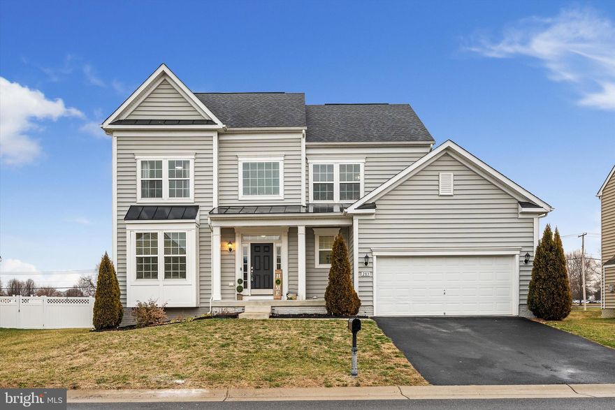 This delightful colonial located minutes from Route 9 is ready for your personal touches. Built in 2016, this property blends timeless design with contemporary finishes, creating a sense of sophistication and comfort. The grand 2-story foyer, adorned with hardwood flooring and coordinating hardwood staircase, sets the tone for the rest of the home. The main floor offers plenty of room for daily living and entertaining. The well-appointed kitchen is open to the family room, complete with its own fireplace. The dining room and living room provide options for a quiet retreat, home office, or gatherings with family and friends. Upstairs, you'll discover 4 spacious bedrooms and 2 additional bathrooms. The primary suite is a true sanctuary, featuring a custom stone fireplace that adds a touch of warmth, with an ensuite bathroom complete with a double vanity, luxurious shower, and soaking tub. All your organizational needs can be addressed with the ample walk-in closet. The allure of this property extends outside to the large, level backyard. Additionally, the lower level presents a canvas of potential, offering the opportunity to customize and design the space according to your unique preferences. With fresh paint throughout and an electric car charger in the garage, this beauty could be your new home!
