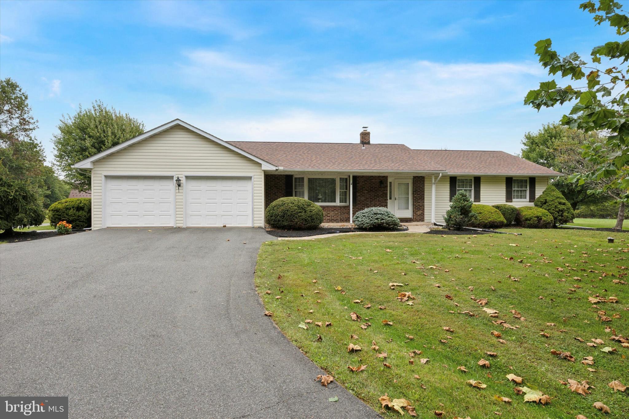 Wonderfully maintained 3 bedroom farm on 10 Acres in Bucks county! Set back from the road, this beautiful Ranch house has tons to offer! The first floor is made up of a large spacious living room with a wood burning fireplace, a spacious dining room, formal room, and an eat in kitchen. Down the hall are 3 spacious bedrooms, a large full hall bath, and the primary bedroom has the convenience of their own private on-suite bathroom. The first floor also has a stunning 4 seasons room off the back of the home, perfect for watching sunsets or snowfalls. Downstairs is impressive in itself with a full basement with 9 foot ceilings and a workshop. Complete with an attached 2 car garage this home is sure to impress! Step outside into the fantastic yard and be instantly surrounded with 10 Acres of amazing views! The barn is equally as impressive, with large stalls for several horses as well as other farm animals, and impressive attic storage. Enjoy several already fenced in areas throughout the property perfect for your horses or whatever else you desire! Do not let this house pass you by! Enjoy close proximity to the Turnpike, 309 and route 663 without sacrificing the peace and tranquility of Bucks county! Schedule your showing today before its gone tomorrow!