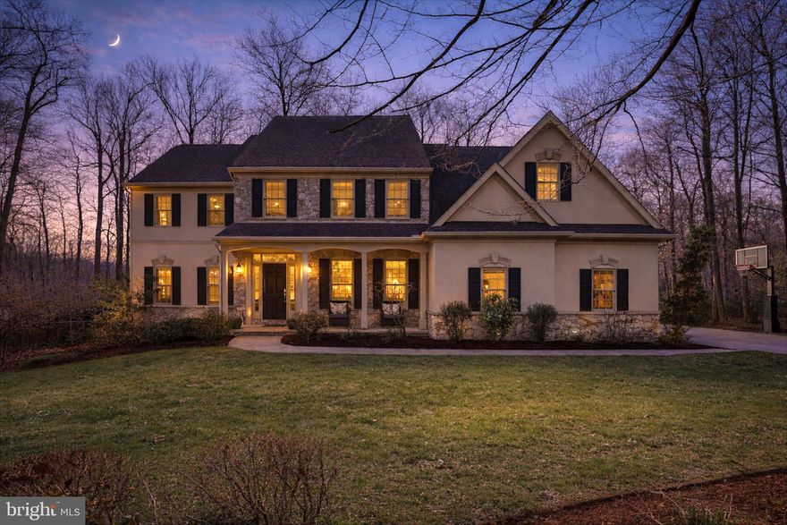 Wow! This amazing DREAM HOME truly has it all! This luxurious home is in Central Pa's hidden treasure development, The Estates of Forest Ridge. This wooded, secluded and peaceful community is surrounded by nature. The home is nestled on a tremendous, private 1.28-acre lot and was custom-built by award-winning builder Landmark Homes and it is in the highly rated Palmyra School District! This lovely 5 Bedroom, 4.5 Bath stately home boasts ample space for comfortable living with 4,081 sq. ft. above grade and in total, almost 5,000 sq. ft. of fabulous, finished living area including a fantastic, finished walkout basement! This stately home includes many high-end details & finishes throughout including, tray ceilings, chair railings, picture frame moldings, built-ins, newer hardwood floors throughout both main & upper level, custom ceramic tile, custom built cabinetry, crown molding, arched doorways and new interior & exterior paint (3/2026). Please see full improvement/alteration list attached to the SPD on the MLS documents. The home’s lovely, attractive exterior includes an inviting covered porch leading to a grand two-story foyer featuring hardwood flooring, that sets the tone for the rest of the residence. The main level features captivating Carolina Mountain Heritage Natural Hickory ¾” flooring! Entering on the left is a terrific room that can be utilized as an office/living/music or playroom. Entering on the right side is a formal dining area that features exquisite woodwork and a stunning chandelier! The two-story, expansive family room is full of natural light with a wall of windows, crown molding and a cozy gas fireplace. A breakfast nook features ceramic tile flooring and has access to a wonderful composite deck to enjoy relaxing views of nature and great for entertaining family and friends. The well-designed kitchen features granite counters, tile backsplash, an abundance of counter space and cabinets next to a convenient mudroom/utility/laundry room to help keep a busy family going efficiently. Another room that can be utilized as an office/music/ or playroom, a half bathroom and a large 3-car garage complete the main level package. The second level features stunning Natural Hickory 3/4” hardwood flooring just installed in 2022 and all 3-full bathrooms renovated in 2019.  A luxurious, massive primary suite features a tray ceiling and has its own fireplace. The primary suite features a completely renovated (2019) primary bathroom boosting expanded square footage, new floor tile, new shower tile and glass, Colonial Craft Kitchens custom-built vanity, granite countertops, a magnificent free-standing Kohler tub to soak your worries away, new fixtures, new lights, new bathroom door, and new barn door! Also, it includes an extremely large walk-in closet. A second sizable bedroom features its own en suite. The third and fourth bedrooms each share a full bathroom with dual vanity sink. An amazing, finished basement features a 5th bedroom, full bathroom, family room with custom wood built-ins, a fabulous kitchenette/bar area includes custom-built-in cabinets, granite & full-size refrigerator and a recreation area all make for a wonderful place for family fun and activities! Step outside to the 725 sq. ft. paver patio and built-in firepit (2023), a paver patio underneath the deck, a fenced in yard, all ideal for outdoor gatherings with family and friends or enjoying your own private oasis! Pride of ownership is displayed throughout this home. One year home warranty included! See the pictures and then see your next home in person before it is gone!