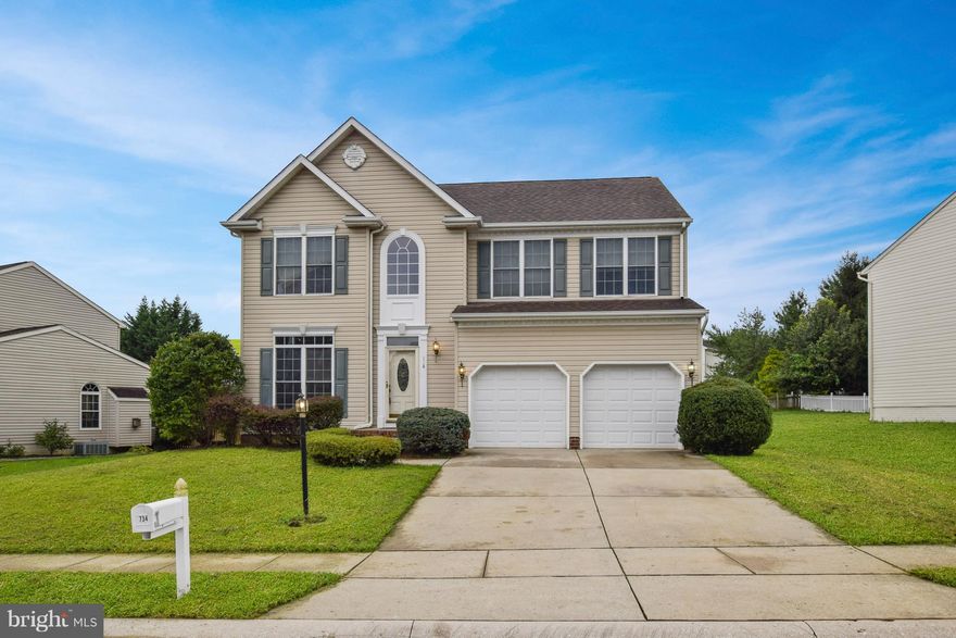 Amazing Home Boasts Maple HW Floors, 9' ceilings, Decorative Columns! Built in 2000, this  2400 SF, 4 BR/2 Full/1 Half Bath Colonial Home is sure to impress the most discerning tenant!  Deluxe Kitchen with 42" Maple Cabs, Granite Counters, Tiled Back Splash.   Freshly Painted Throughout in 2019! ALL NEW CARPET 2019! Sunken family room w/ recessed lights, New Carpet, Gas 10' Stone Fireplace! Super-sized Primary Bedroom Suite with Soaking Tub, Cathedral Ceilings, Large Walk in Closets. Massive deck, Slate Patio and Pergola! Private yard!++