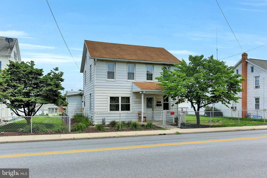 CONEWAGO VALLEY SCHOOL DISTRICT and ready to move in!  This affordable and adorable country home has all the charm of the 1800's, yet so modernized and very well kept!  The kitchen is spacious enough for a table or island, adorned with beautiful woodwork for that warm cozy feel.  There is a separate dining room as well!  The first floor laundry room is enormous as a mud room or extra space for additional appliances or hobbies!  Also on the first floor, adjoining the living room, is a large bedroom or work from home office!  If you are looking for one story living, you must take a look at the possibilities! There is a full bathroom on each floor, and three bedrooms on the second floor!  Outside you won't be disappointed with a large covered porch, a manicured fenced in back yard, and a brand new oversized shed with electric ready to go! Lots of parking in the back!   Even the basement is neat as a pin!  Convenient to shopping and all major routes in Hanover, yet in Conewago Valley School District.  You won't want to miss this opportunity and the low monthly payments!  Call for your appointment today!