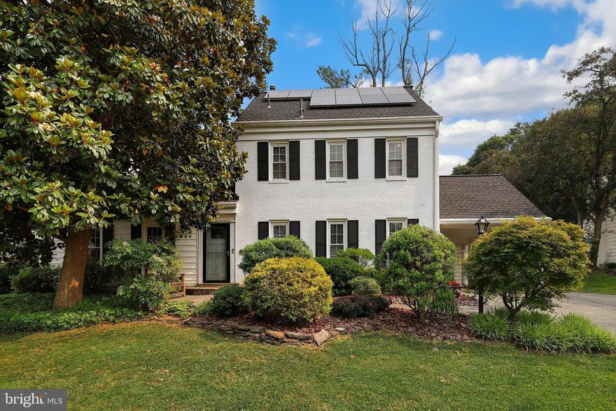 ***Offers are due by 5:00 pm on Monday, June 19***This stunning colonial home is perfectly situated in the highly desirable College Gardens neighborhood in Rockville. The property showcases a perfect blend of traditional charm and modern design, with spacious and inviting living areas adorned with tasteful finishes, gleaming hardwood floors, elegant crown and chair rail moldings, custom built-ins, and recessed lighting. Upon entering the home, you are greeted by a welcoming foyer that leads to formal living and dining rooms ideal for hosting guests with ease.  The gourmet eat-in kitchen, renovated in 2019, boasting modern cabinetry, stainless steel appliances, and quartz countertops offers a tremendous amount of space to cook, dine and entertain  An additional living area off of the kitchen boasts a wood-burning stove and custom built-ins. Perfectly situated off of this room is an impressive four-season room with a vaulted ceiling, skylights, and all-new sliding glass doors (2020). This space creates a year-round living space with great party flow or simply a quiet spot to enjoy morning coffee. The main level is completed by an updated powder room, laundry room, and mudroom that works perfectly as office space. Upstairs, the second level hosts three bedrooms and two full bathrooms (both chicly updated in 2019), including a breathtaking primary bedroom suite with a private bathroom and a spacious walk-in closet. Don't miss the third level's fourth bedroom or bonus room with a generously sized walk-in closet. The lower level features a spacious recreation room and a full bathroom.  Solar panels with a very low monthly lease are an added bonus! Other notables include a new washer and dryer (2019),  new front and side exterior doors (2020), wooden blinds throughout (2020), a concrete patio (2021), and gutter guards (2021). This remarkable property is ideally situated near parks, Montgomery College, superb shopping destinations, and a variety of dining options. With easy access to Rockville Pike and I-270, this home offers quaint neighborhood living with convenient connectivity to the surrounding areas.  Only two miles to Rockville Town Center, King Farm, Rockville Metro, or Shady Grove Metro. Don't miss this one!