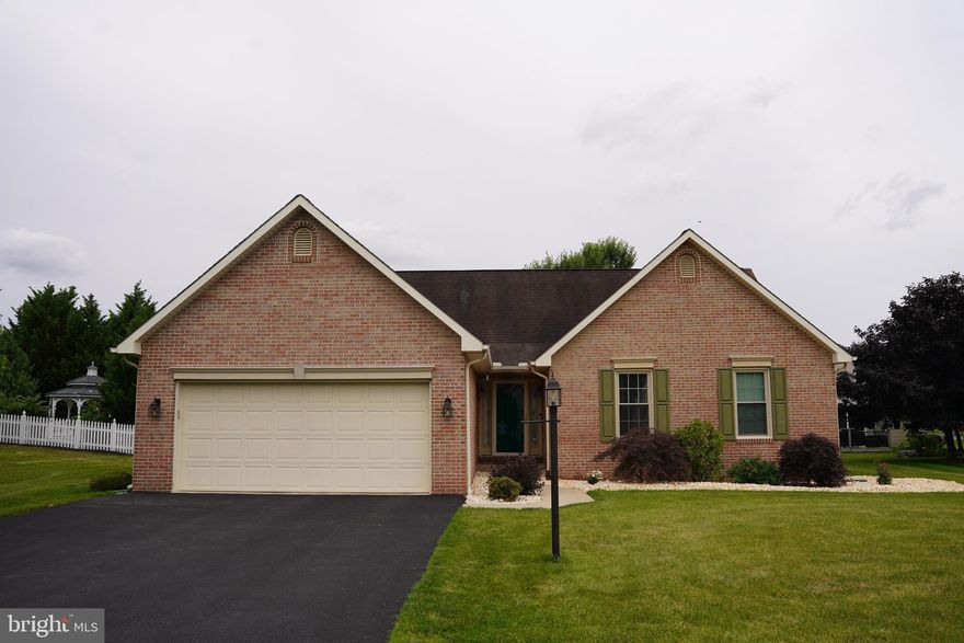 Beautiful 3 bedroom, 2 bathroom rancher in established community of Spring Mills.  Features include LVT flooring in the kitchen and foyer, 3 spacious bedrooms, cathedral ceiling in living area opening to the kitchen.  Deck off of the back of home with sunsetter awning, and a two car garage.  Community amenities include a pool, tennis courts, walking trail, and playground.