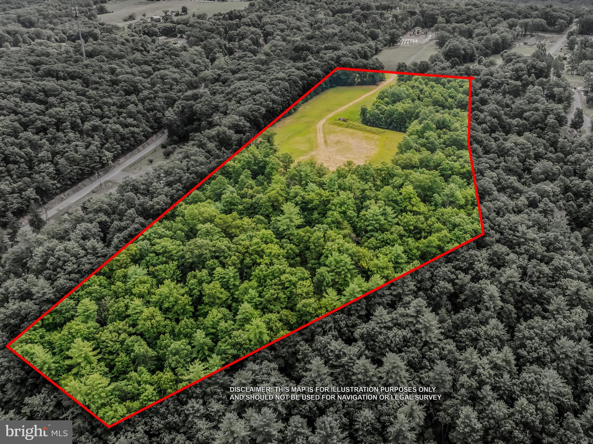 This is it! Just the spot to build your dream home with a great area already cleared and ready for your vision. This beautiful 23.89-acre parcel is located just a few miles from downtown Berkeley Springs, offering both convenience and privacy. Situated at the end of a semi private lane with flat, easy access and shared road maintenance, this property features a mix of level to gently rolling terrain, along with some steeper sections toward the back & sides that include trails. A stream runs along the rear of the property, adding to the natural beauty and peaceful setting. With some selective tree trimming, there is potential for mountain views. Located in the northeast section of Morgan County near the hospital and just a short drive to I-70, this property combines rural charm with accessibility. Don’t miss this incredible opportunity to create your ideal home in a scenic setting. SELLER TO ADD DEED RESTRICTION LIMITING SUBDIVIDING TO 6 LOTS. ANY SUBDIVIDING MORE THAN 3 LOTS HAS TO BE APPROVED BY THE PLANNING COMMISSION (6-9 MONTH PROCESS)