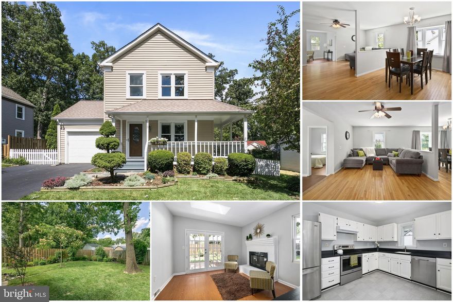 This one is a gardeners dream! From the welcoming front porch to the bonus addition to the lovely outdoor space with pergola & lush garden, you will feel right at home. Sunny open floor plan with bay window & gorgeous hardwood floors. Eat-in kitchen features stainless steel appliances & quartz counters. Relax & enjoy time in the sunroom addition with skylight & cozy wood burning fireplace plus a main level office/4th bedroom. French doors leads to lovely paver patio with pergola flowing with wisteria & perennials at every turn. Nice updated baths, 2017 HVAC system, garage parking, huge basement & more. Convenient to route 29, 50, 66 & George Mason University. Steps to bus, shops & restaurants. Please note offer deadline is 2 pm, Monday 6/24/19. Thanks!