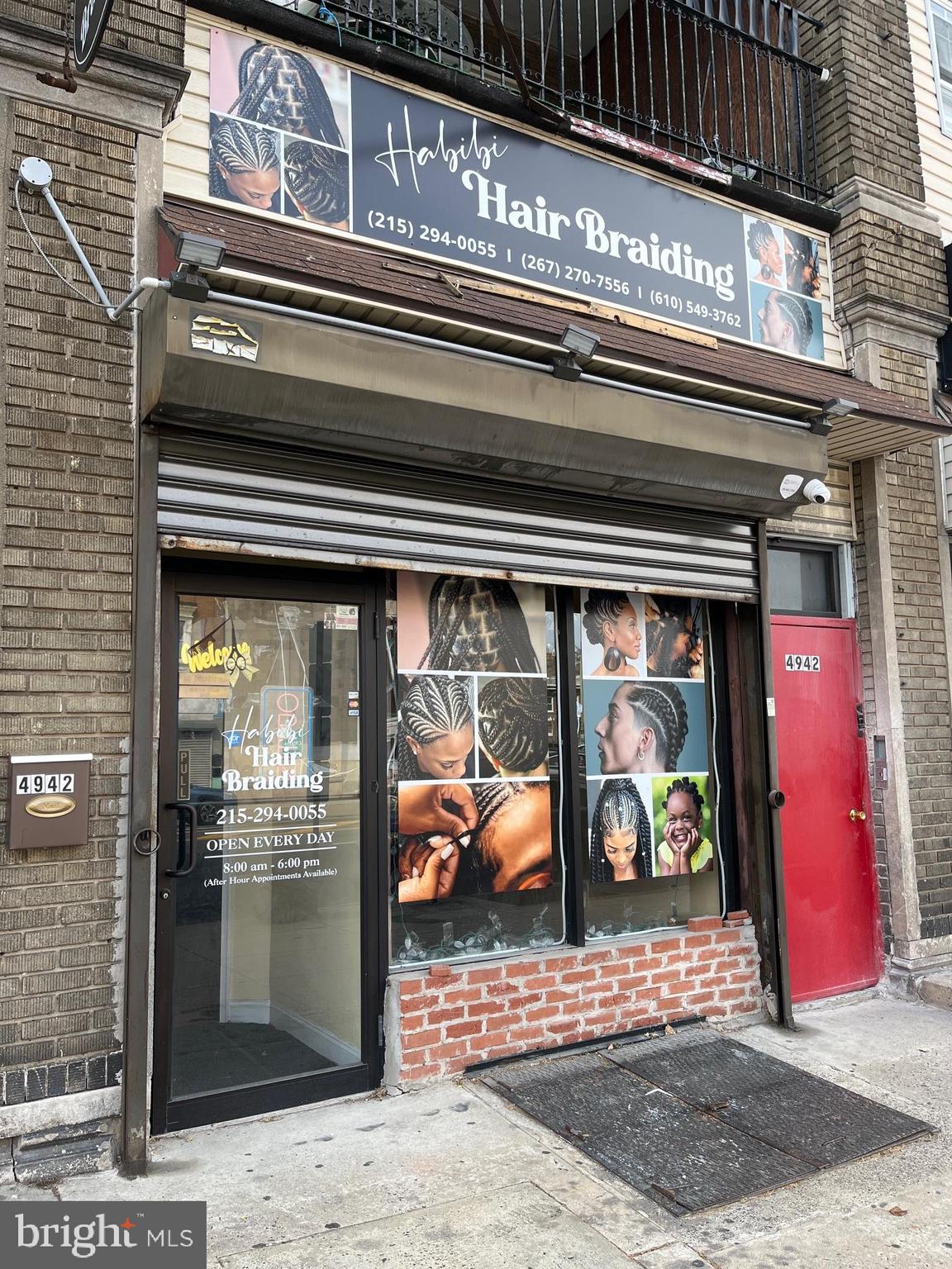 ) Approx. 1,150 square feet of retail space with large front window (with security gate) on busy Broad Street . Near SEPTA subway station and bus stop. Metered street parking available. Large, open space with possibility for multiple uses. Recently used at a hair-braiding salon. Powder room. Full, unfinished walk-out basement for storage. Rear, emergency exit. Central air conditioning and heat. All electric utilities. Excellent space for religious facility, office space, retail services, tailor or upholstery repair shop, apparel, shoes, sporting goods, daycare and more. Tenant responsible for acquiring any zoning variances or permits plus interior maintenance, sidewalk snow removal and all utilities. Base rent is $1,450 plus U&O, a portion of real estate taxes and all utilities. Build-out credit negotiable.